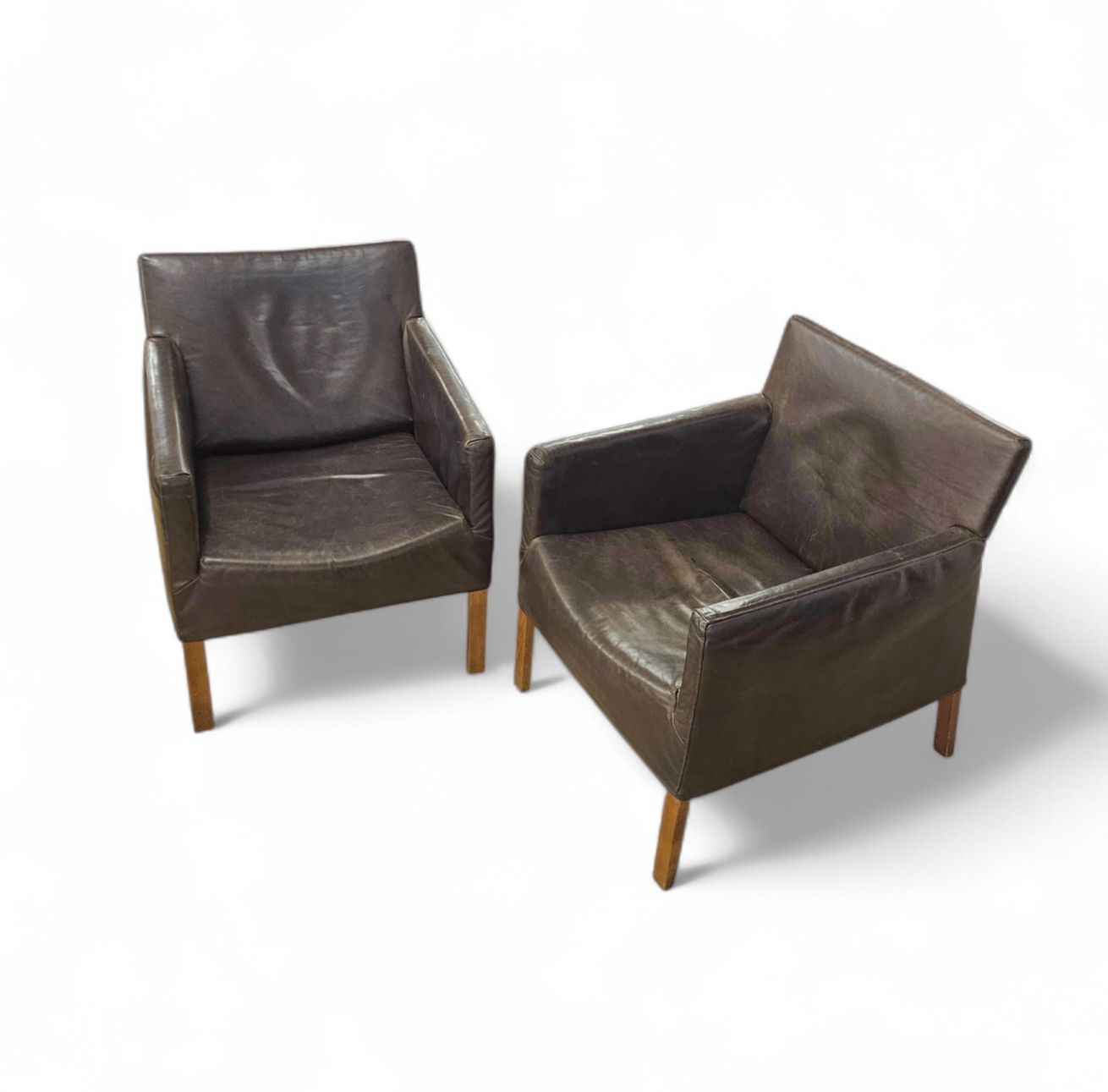 2 X Gerard Van Den Berg Coppola Lounge Chair With Flexible Backrest photo vinterior