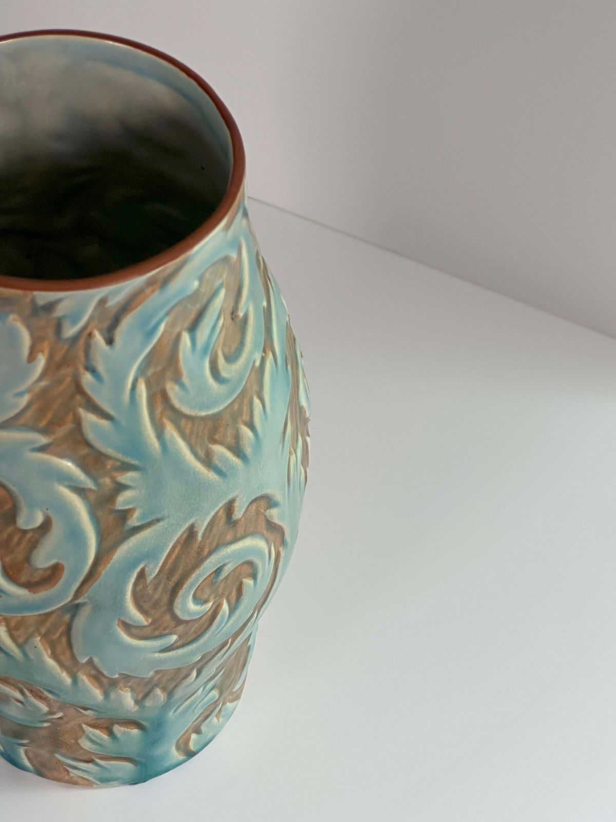 Art Deco Ceramic Vase By Thomas Forester & Sons, Staffordshire, 1930s photo furniture