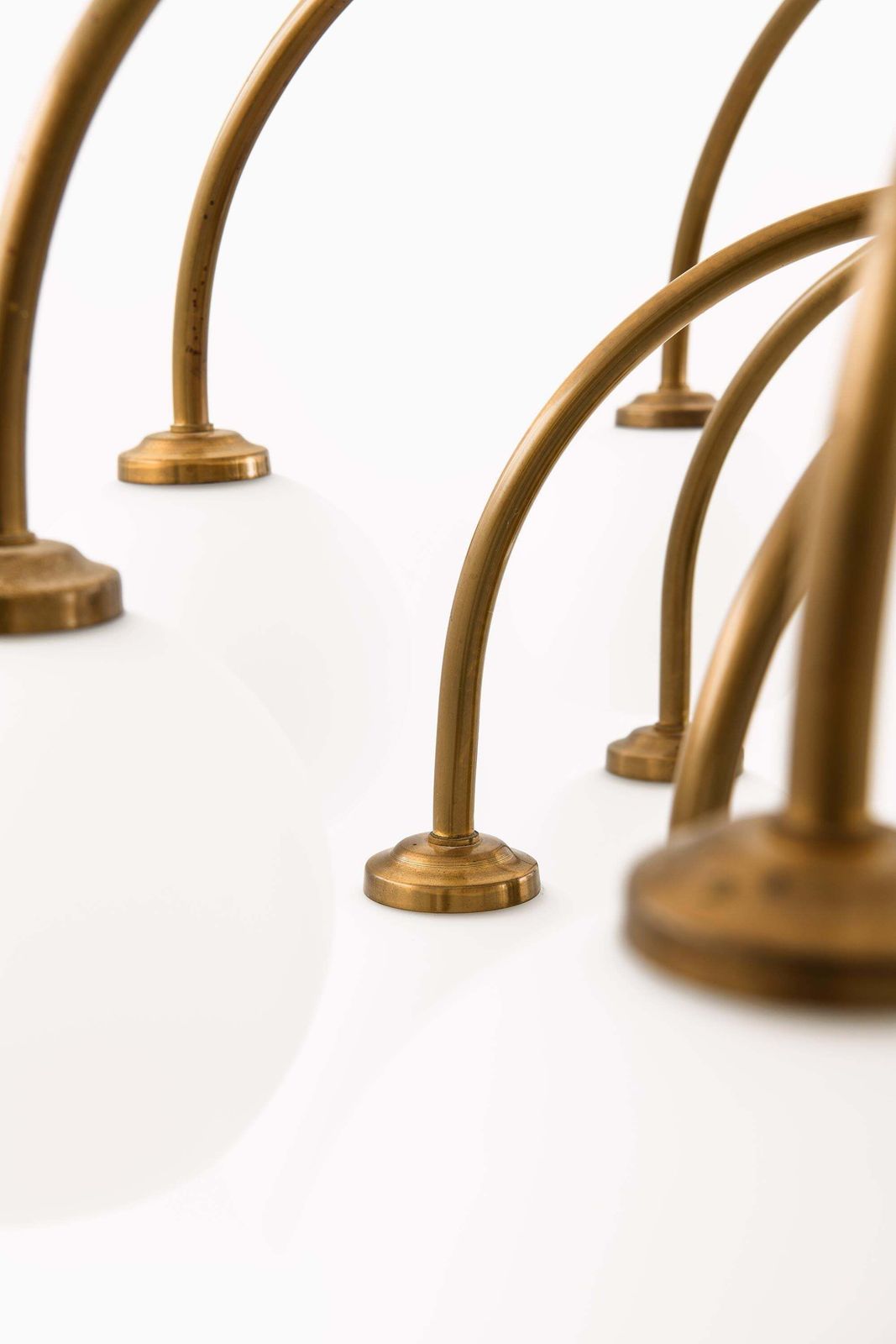 Ceiling Lamp In Brass By Fog & Mørup, 1940s photo for sale