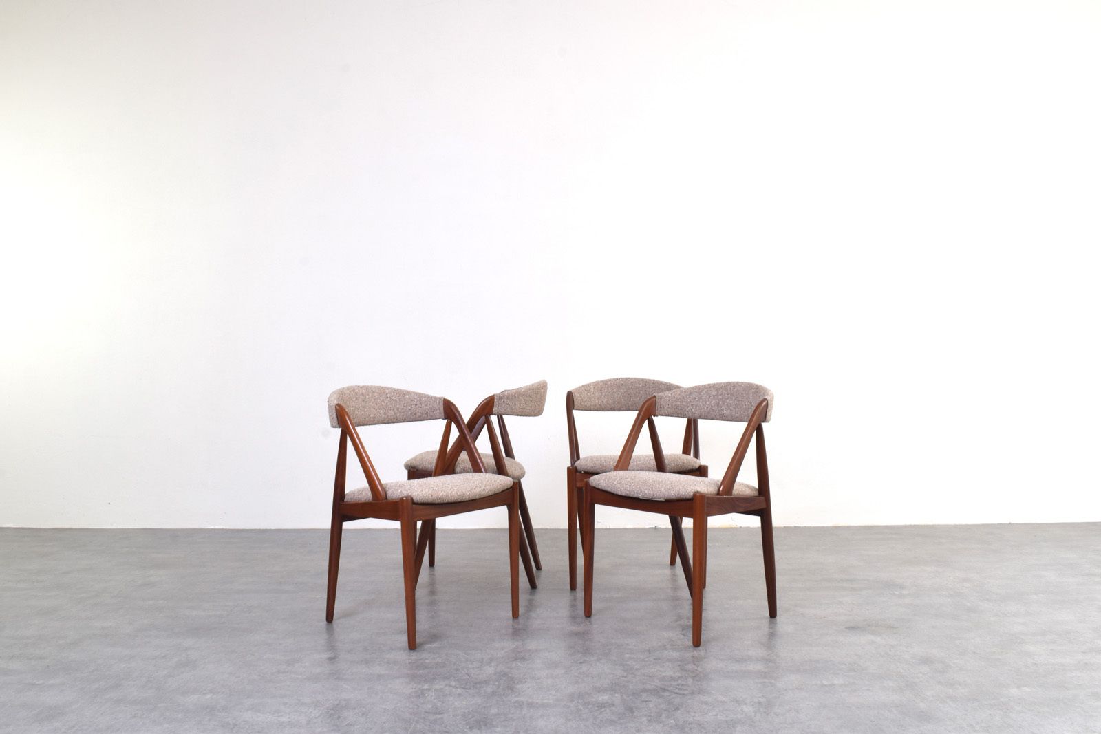 Mid Century Teak Chairs Model 31 By Kai Kristiansen For Schou Andersen, 1960s, Set Of 4 photo furniture