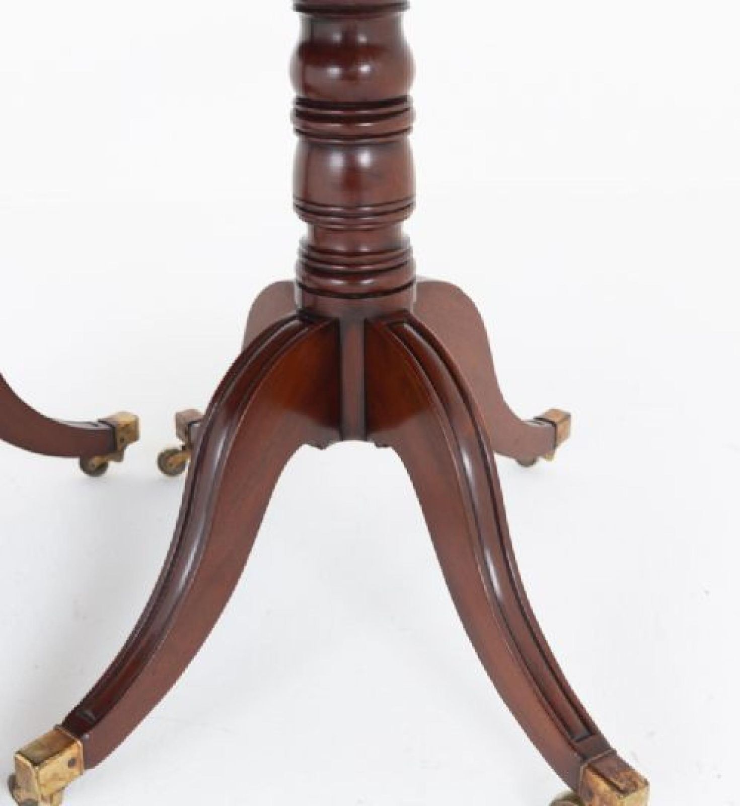 Period Regency Dining Table Mahogany Two Pedestal 1810 photo furniture