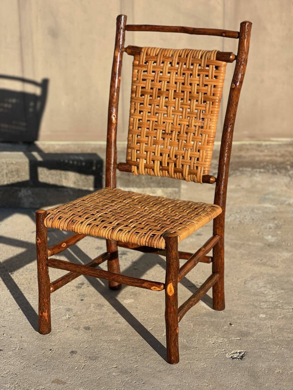 Old Hickory Chairs, Made Of Hickory In The United States, 1960. photo Furniture