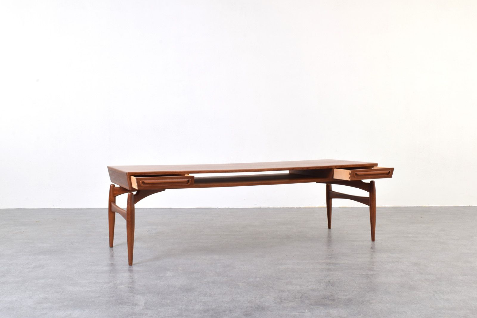 Mid Century Teak Coffe Table By Johannes Anderen For Trensum Möbelfabrik, 1960s. photo Furniture