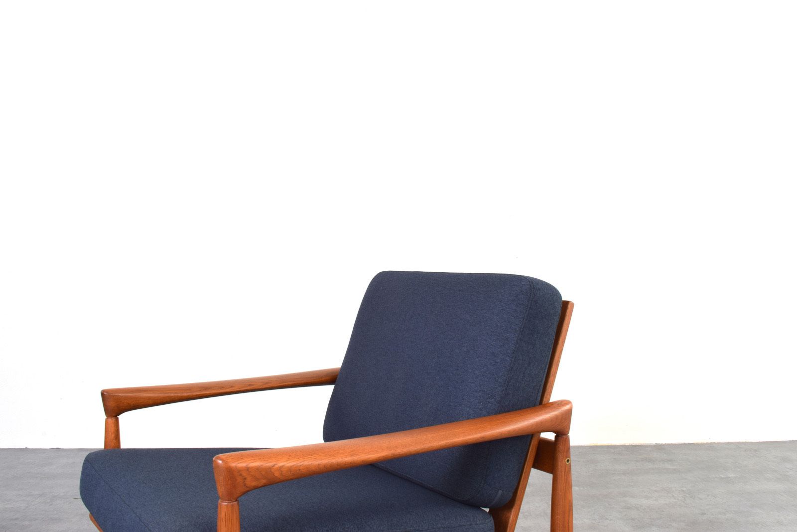 2150.0 Mid Century Oak Kolding Armchairs By Erik Wørts For Ikea, 1960s, Set Of 2 photo