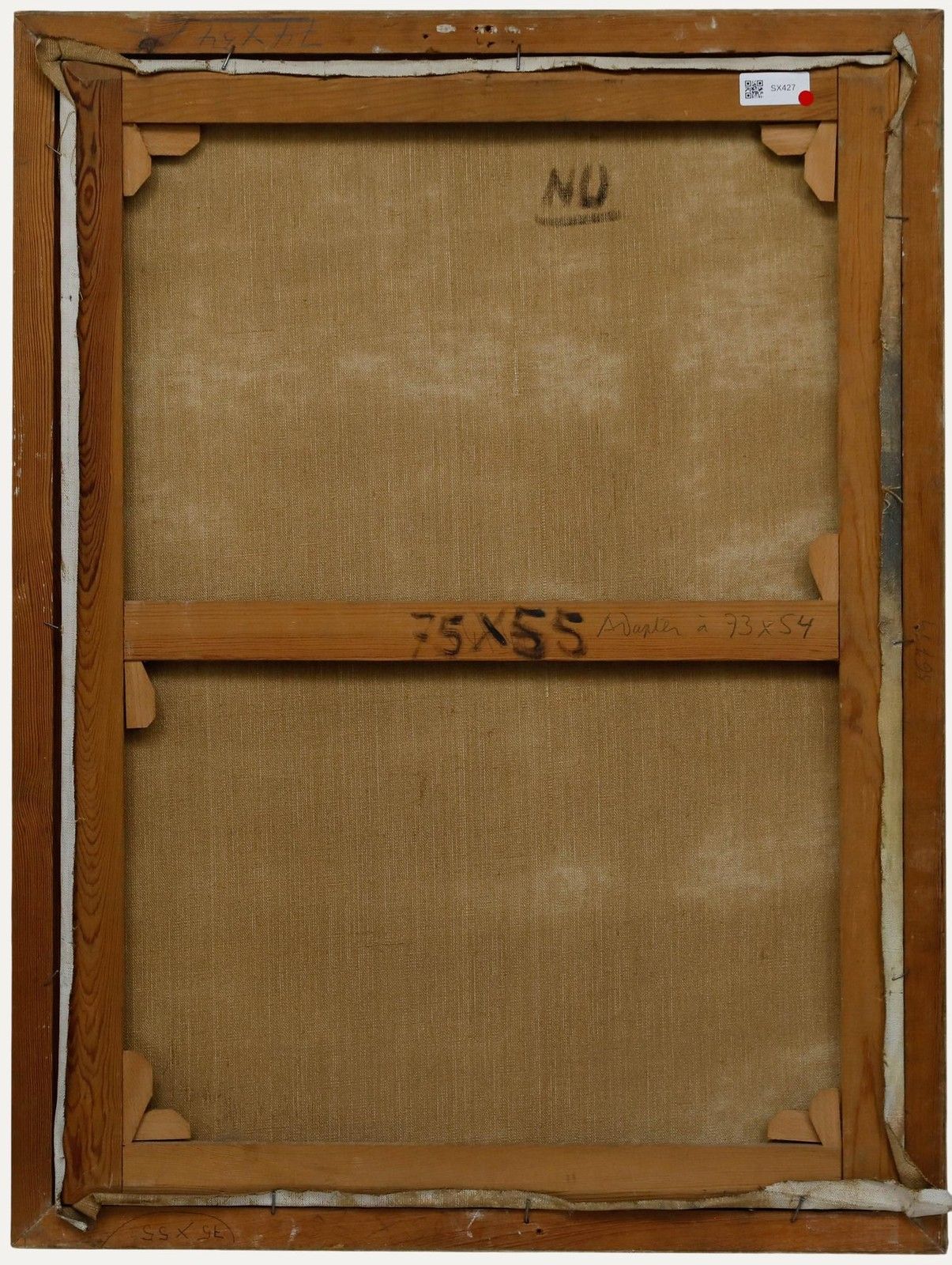 Jacques Van Melkebeke (1904 1983) Framed Mid 20th Century Oil, Sitting Nude photo for sale