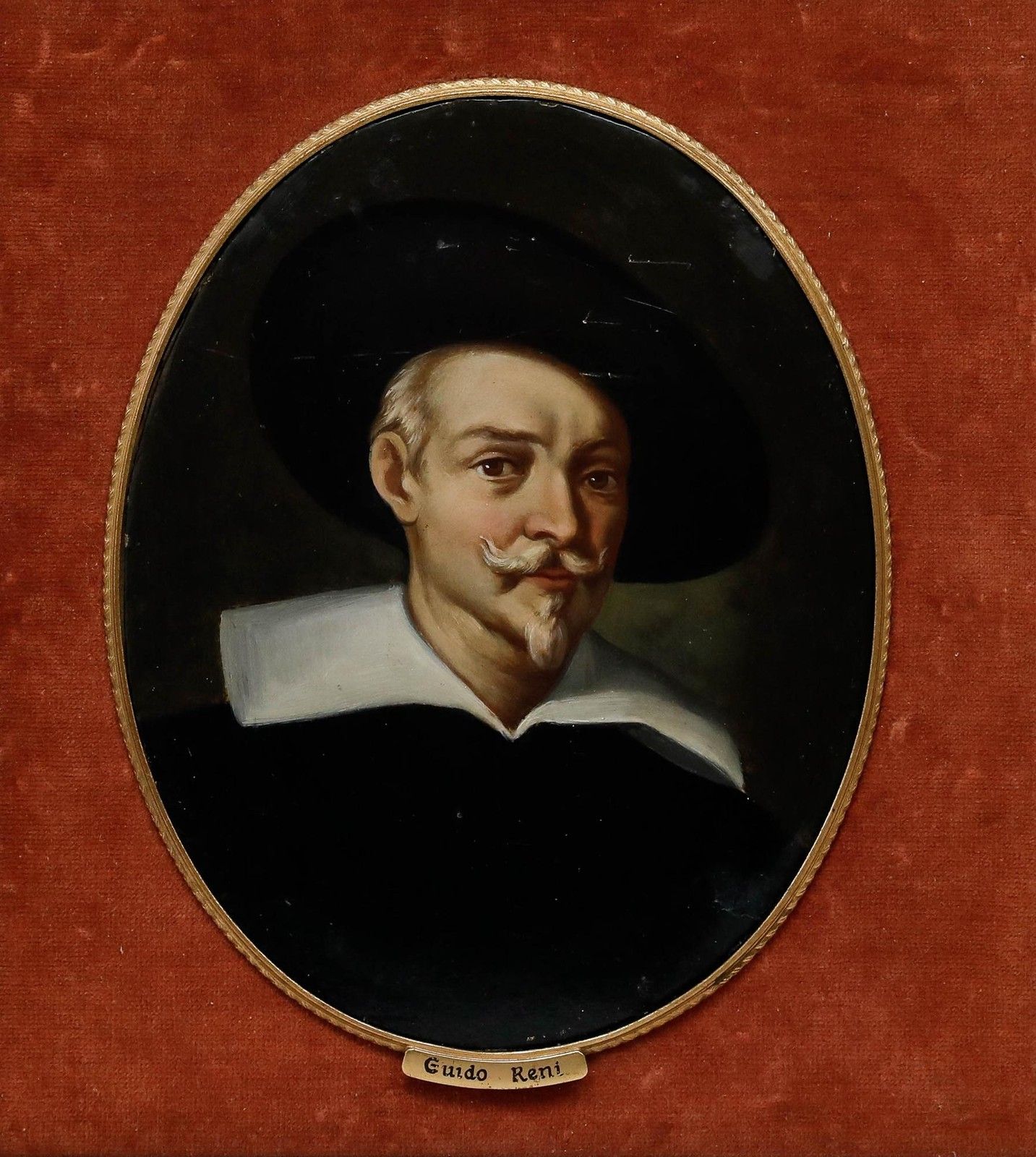 After Guido Reni (1575–1642) Framed 19th Century Oil, Self Portrait photo furniture