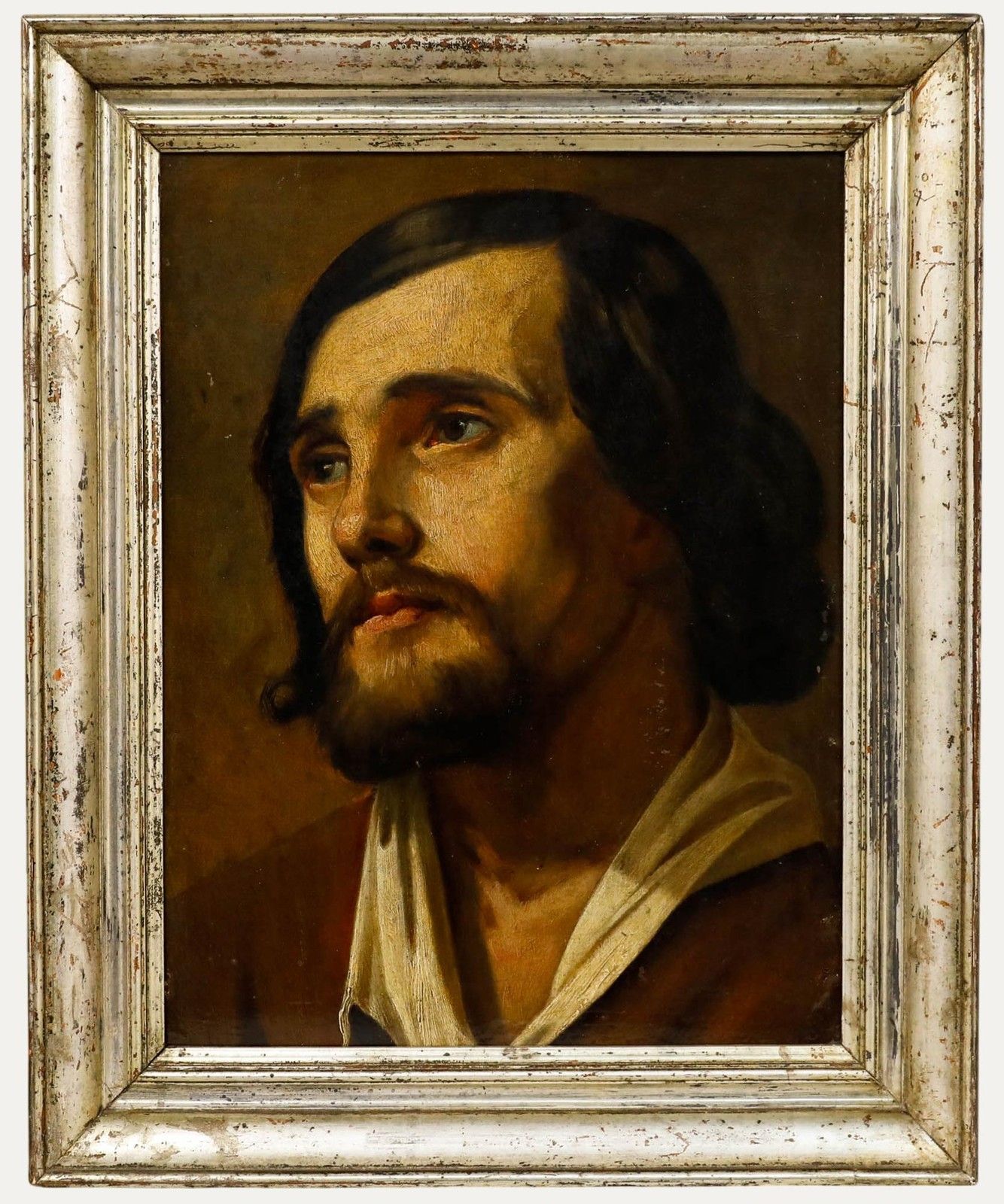 Attrib. Cesare Dell'acqua (1821 1905) Oil, Memoria Cata All'amico Polli