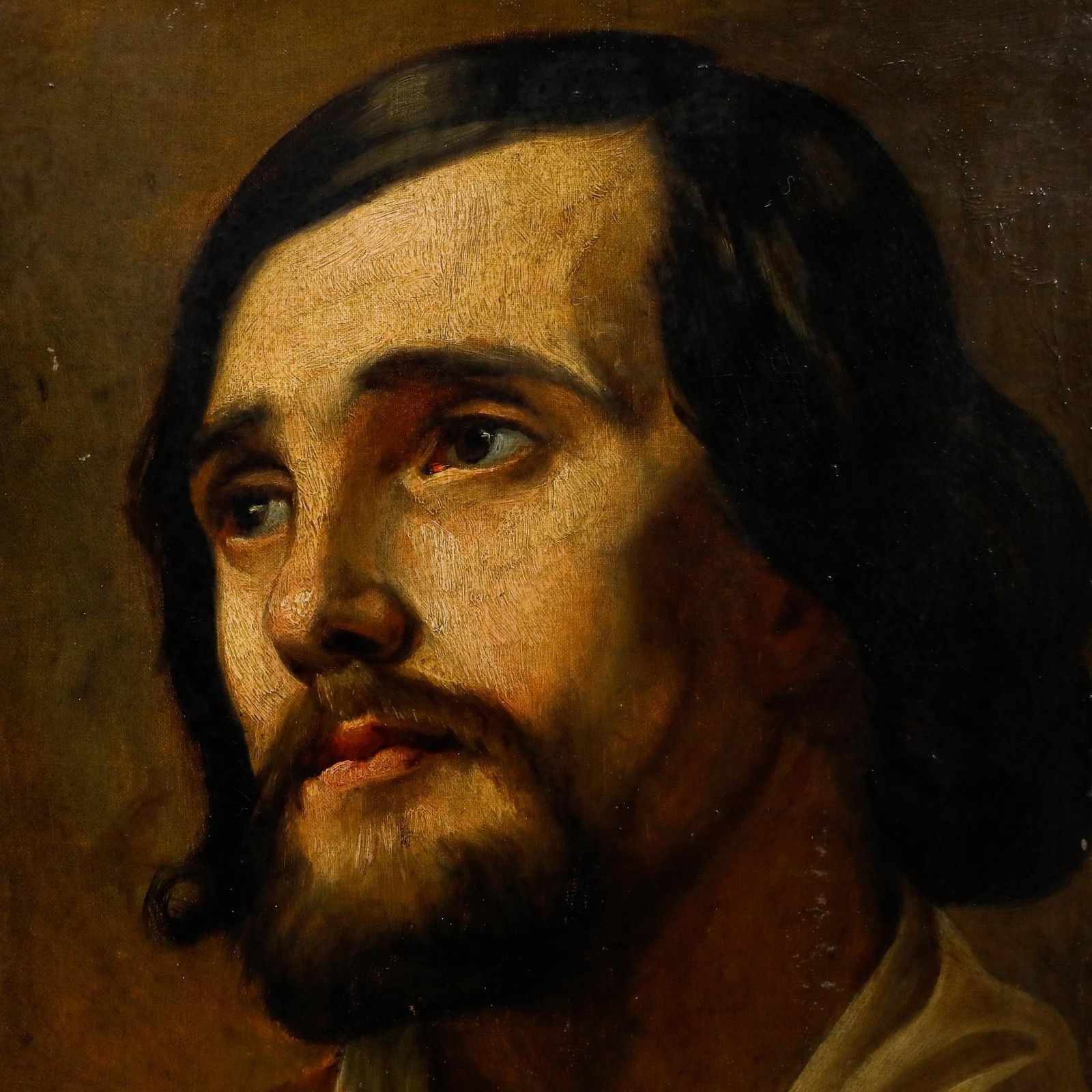 Attrib. Cesare Dell'acqua (1821 1905) Oil, Memoria Cata All'amico Polli photo Art