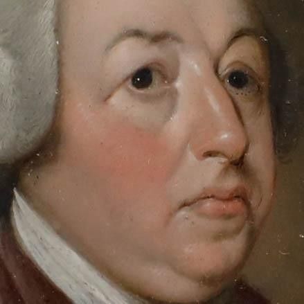 Miniature 18th Century Oil Portrait Of Mr Clarke photo Art