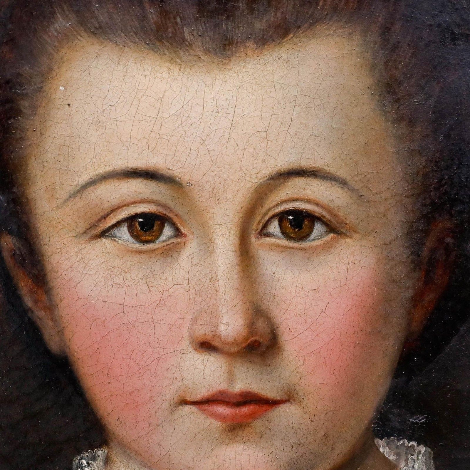 1830 Oil Portrait Of A Young Girl photo 495.0