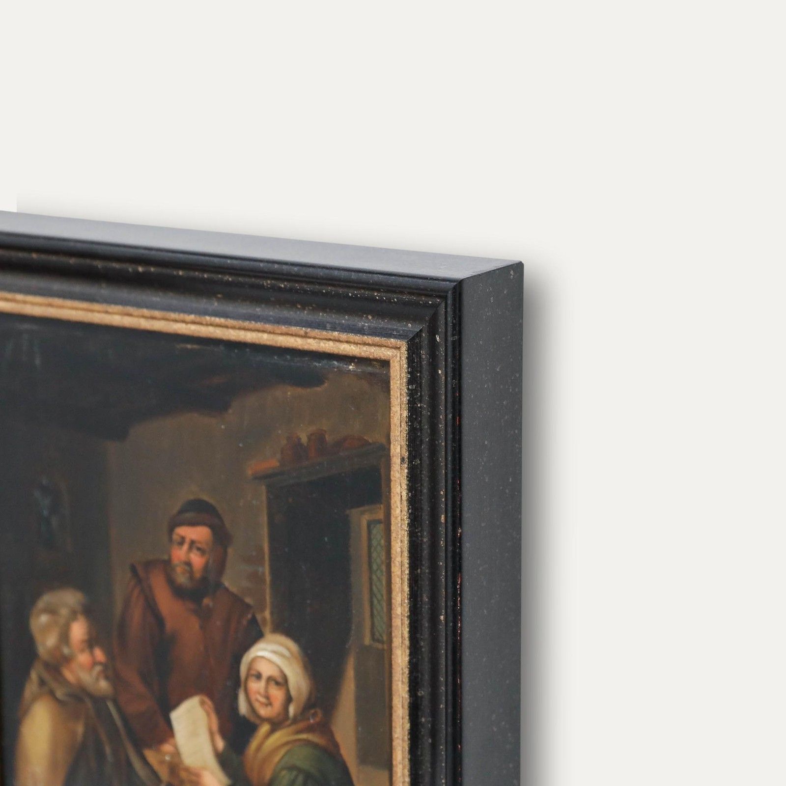 Manner Of David Teniers The Younger (1610 1690) 19th Century Oil, The Letter photo 495.0