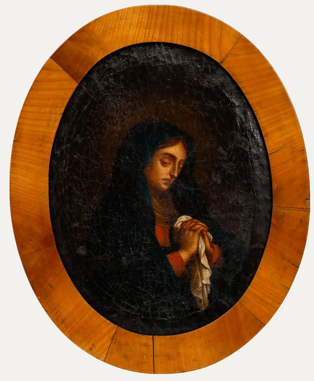 Fine 19th Century Oil Mater Dolorosa