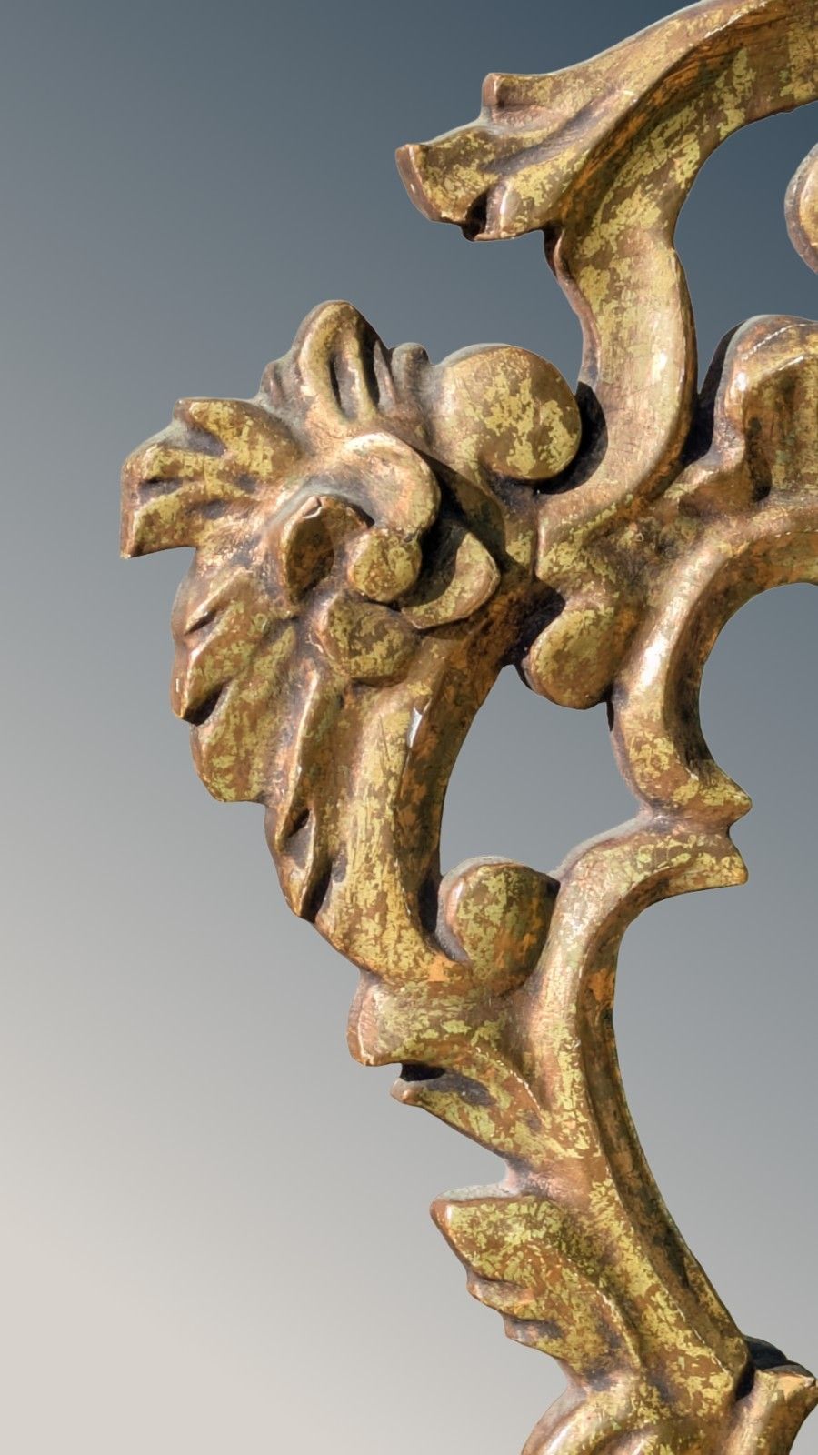 photo for sale Pretty Pair Antique French Mirrors Gilt Wood