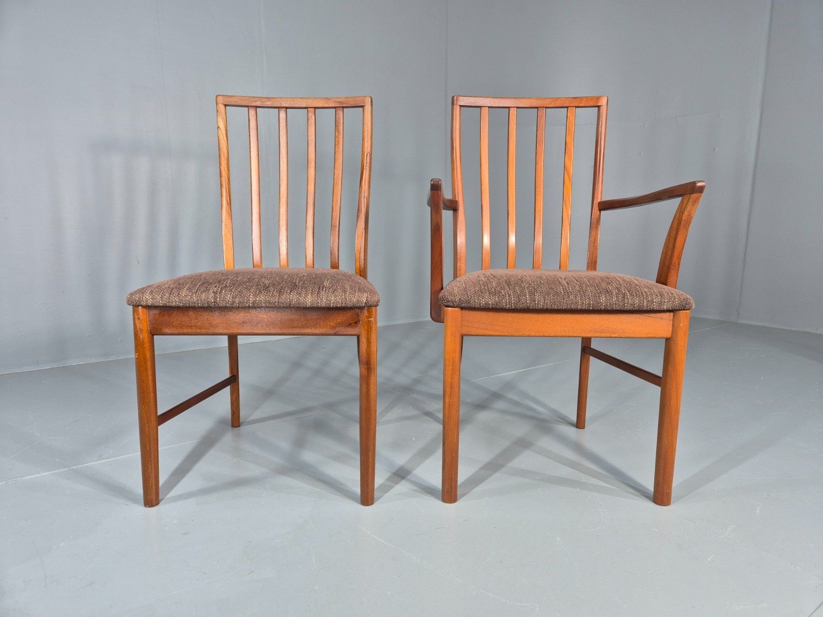 6 Vintage McIntosh Dining Chairs Mid Century Design 1970s Retro Eb11913 Mdin photo vintage