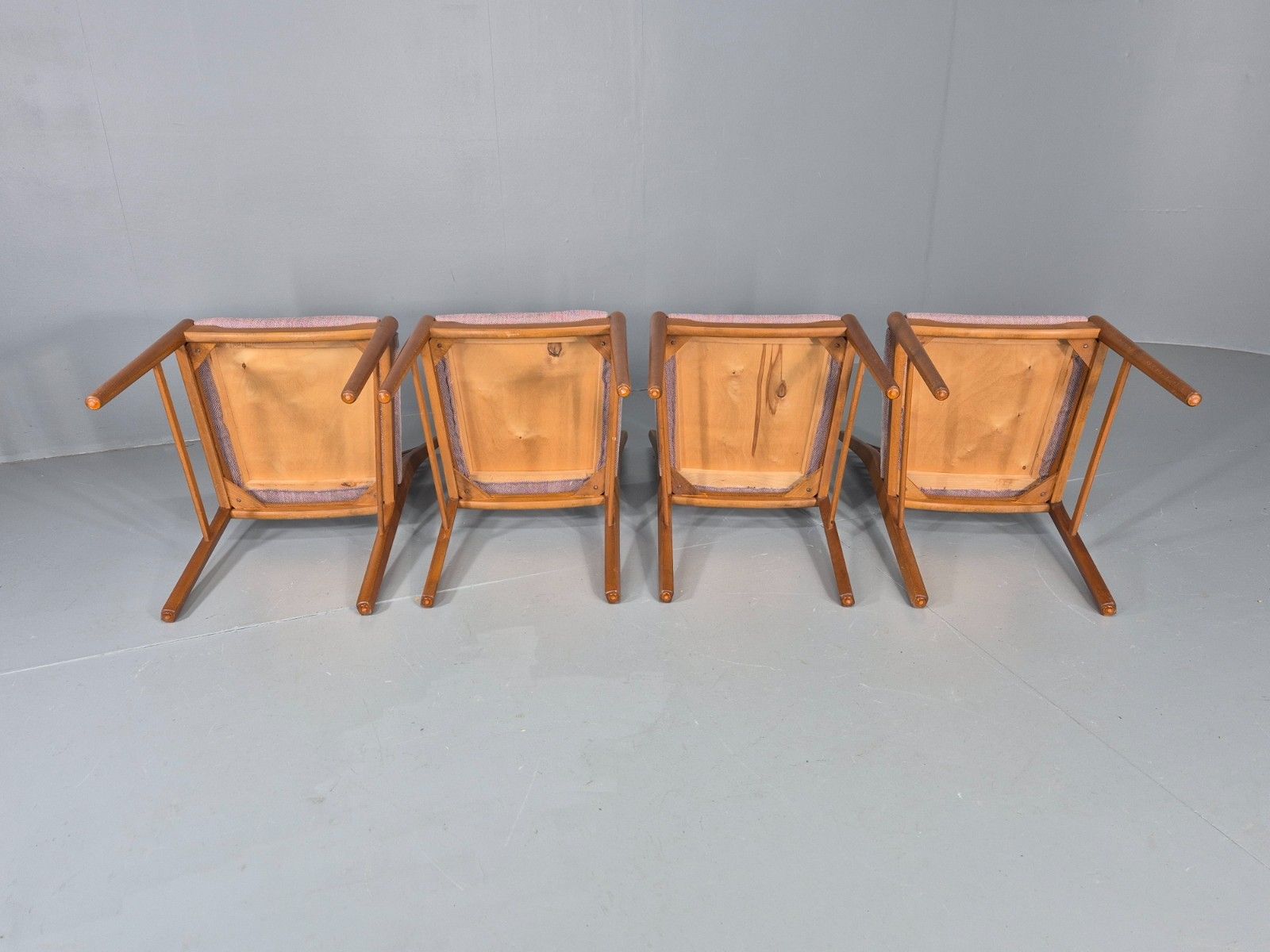 500.0 4 Vintage Danish Dining Chairs Della By Farstrup 1960s New Seats Eb11920 Mdin photo