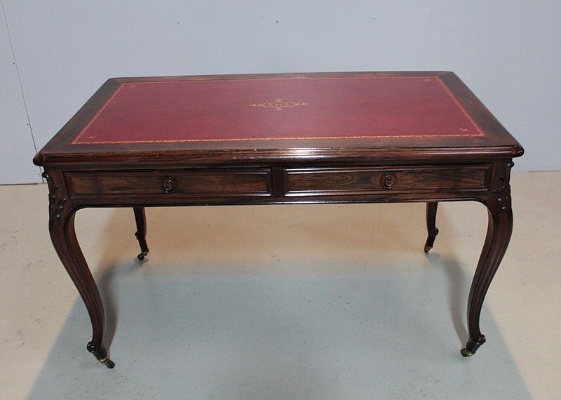 Louis XV Table Desk In Rosewood 19th photo buy