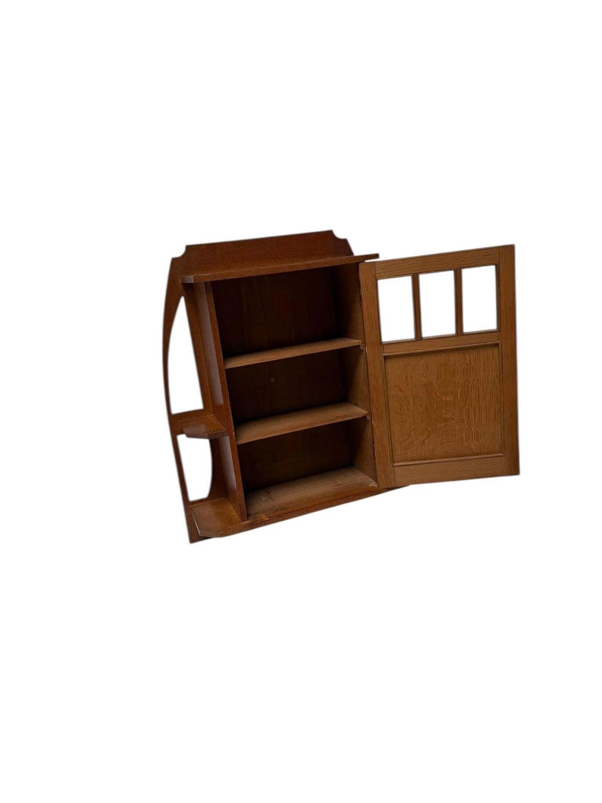 Arts & Crafts Wall Cabinet In Oak By Onder Den Sint Maarten, 1900s photo 1260.0