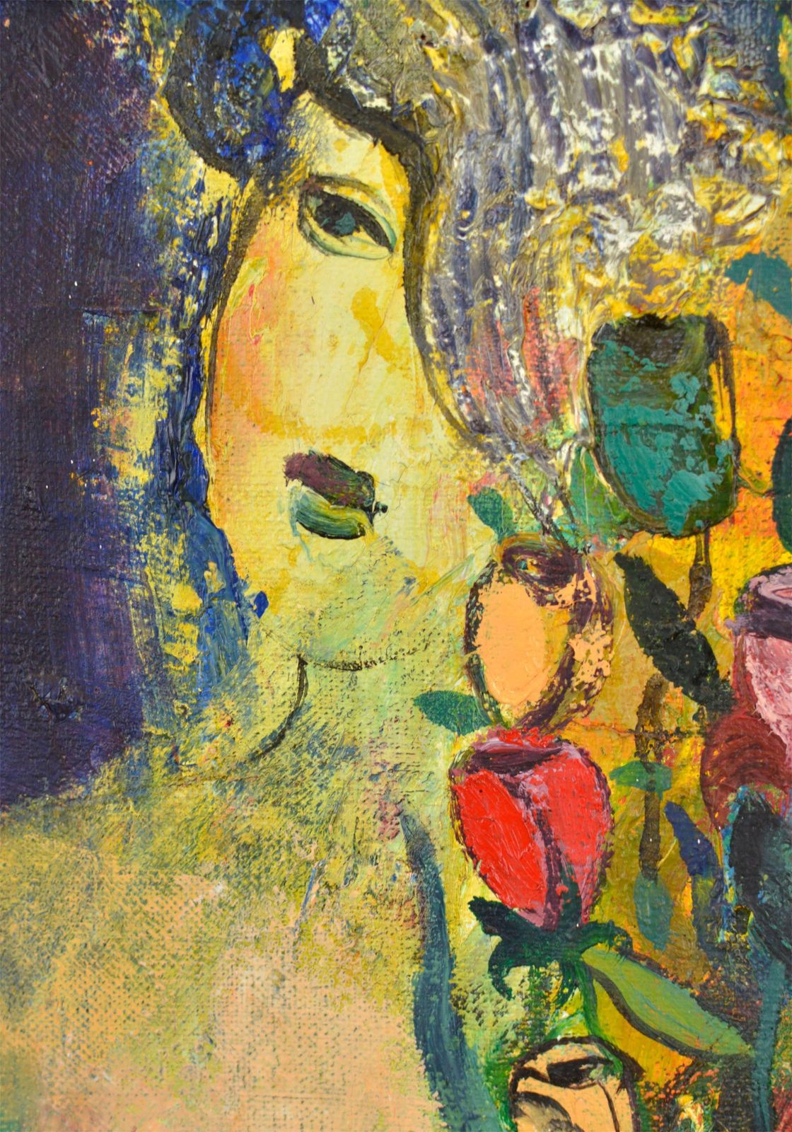 Rudolfs Pinnisunder The Moonlight. By Kristaps Zarins. 1992. Oil On Canvas. 40x50 Cm. Signed1992 photo 1547.0