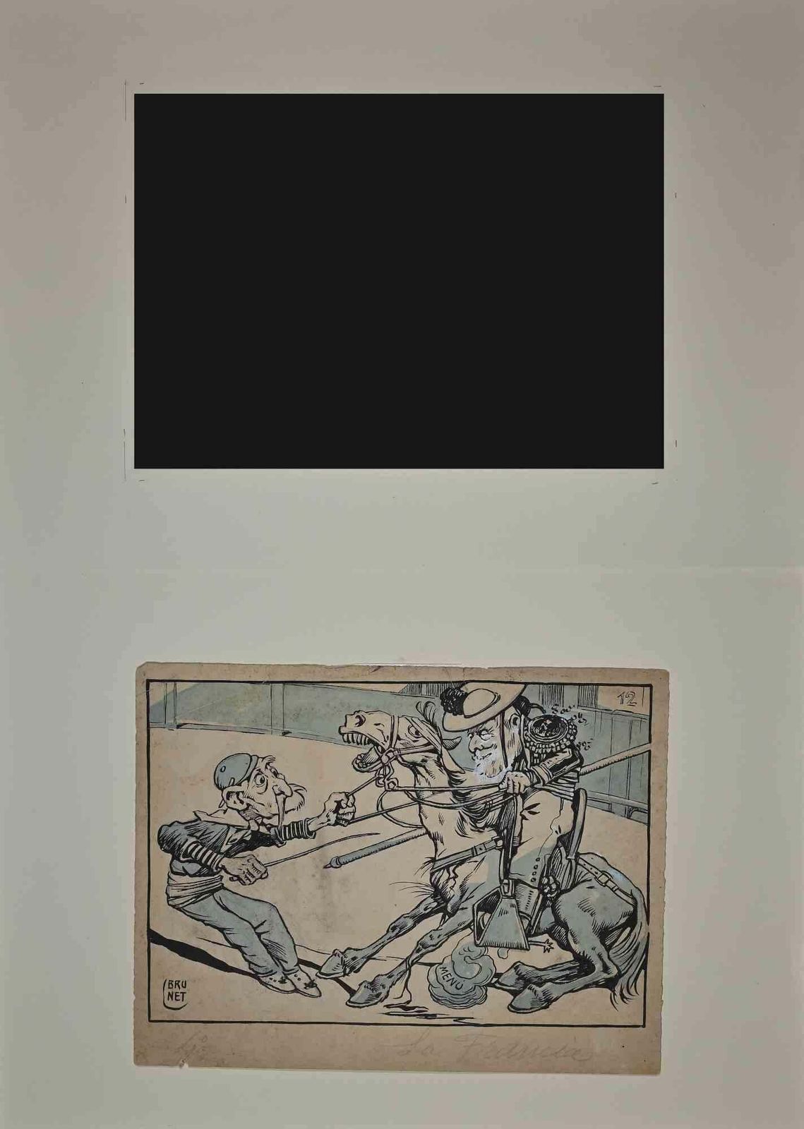 Brunetcorrida   Drawing By Brunet   Early 20th Centuryearly 20th Century photo furniture