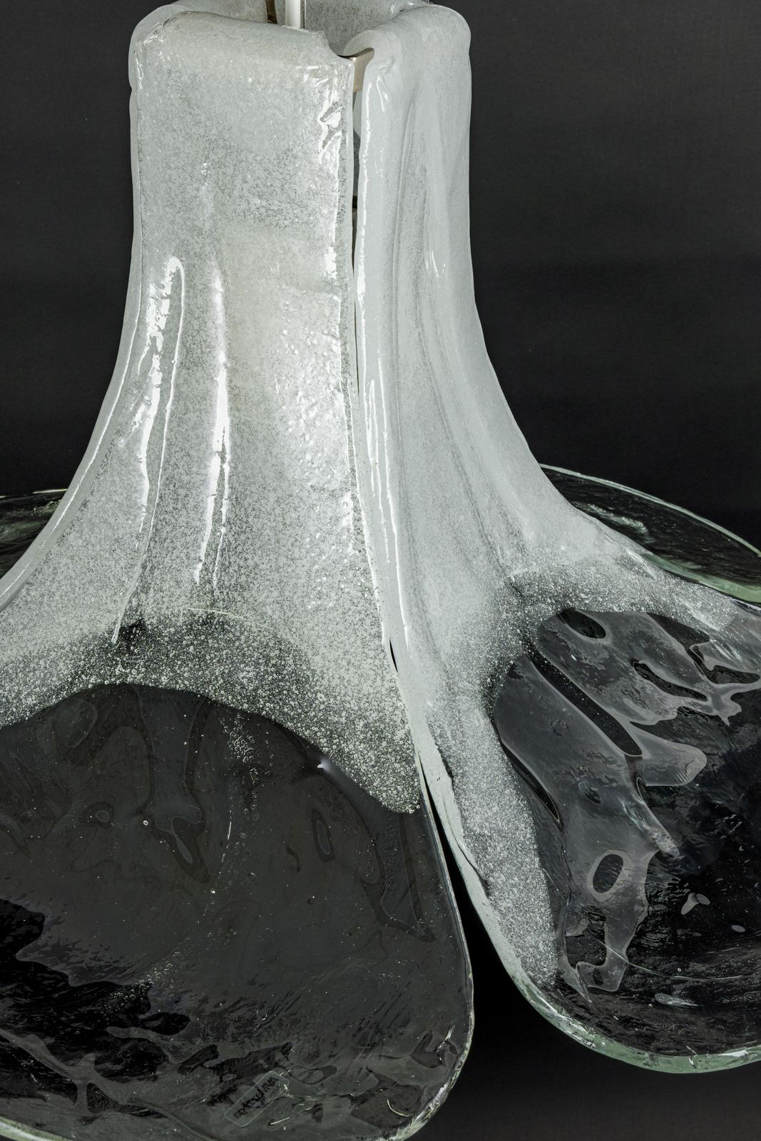 Lighting 1 Of 2 Stunning Murano Pendant Light Designed By Carlo Nason For Kalmar, 1970s photo