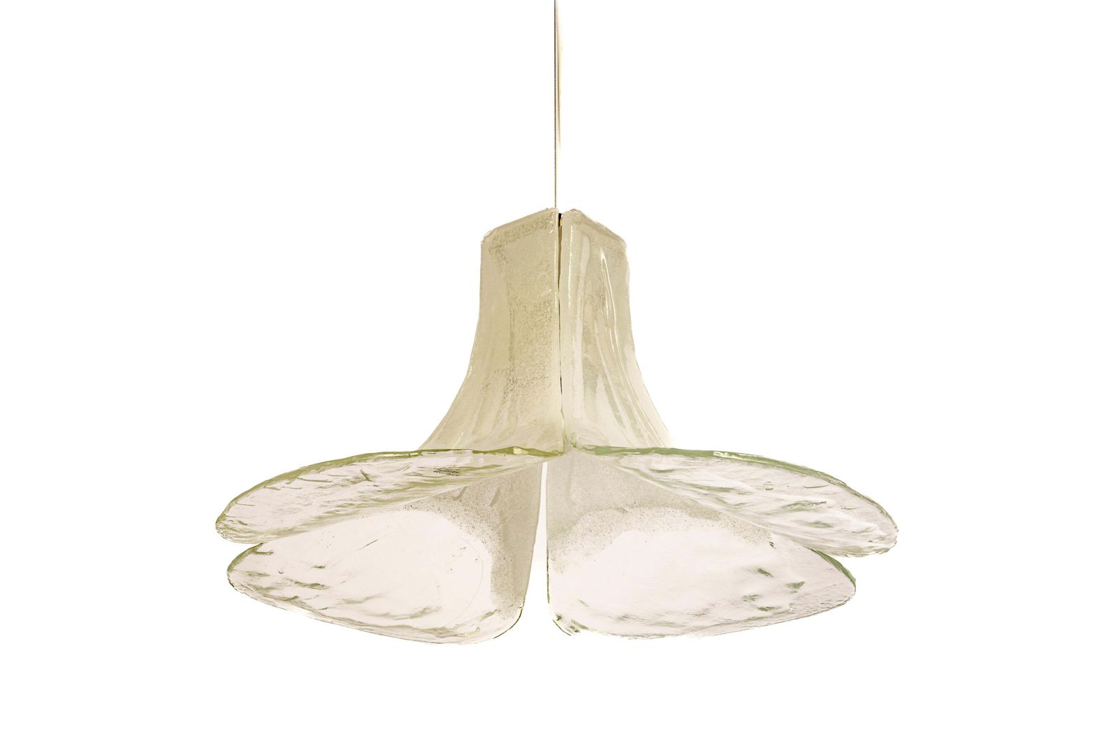 1695.0 1 Of 2 Stunning Murano Pendant Light Designed By Carlo Nason For Kalmar, 1970s photo