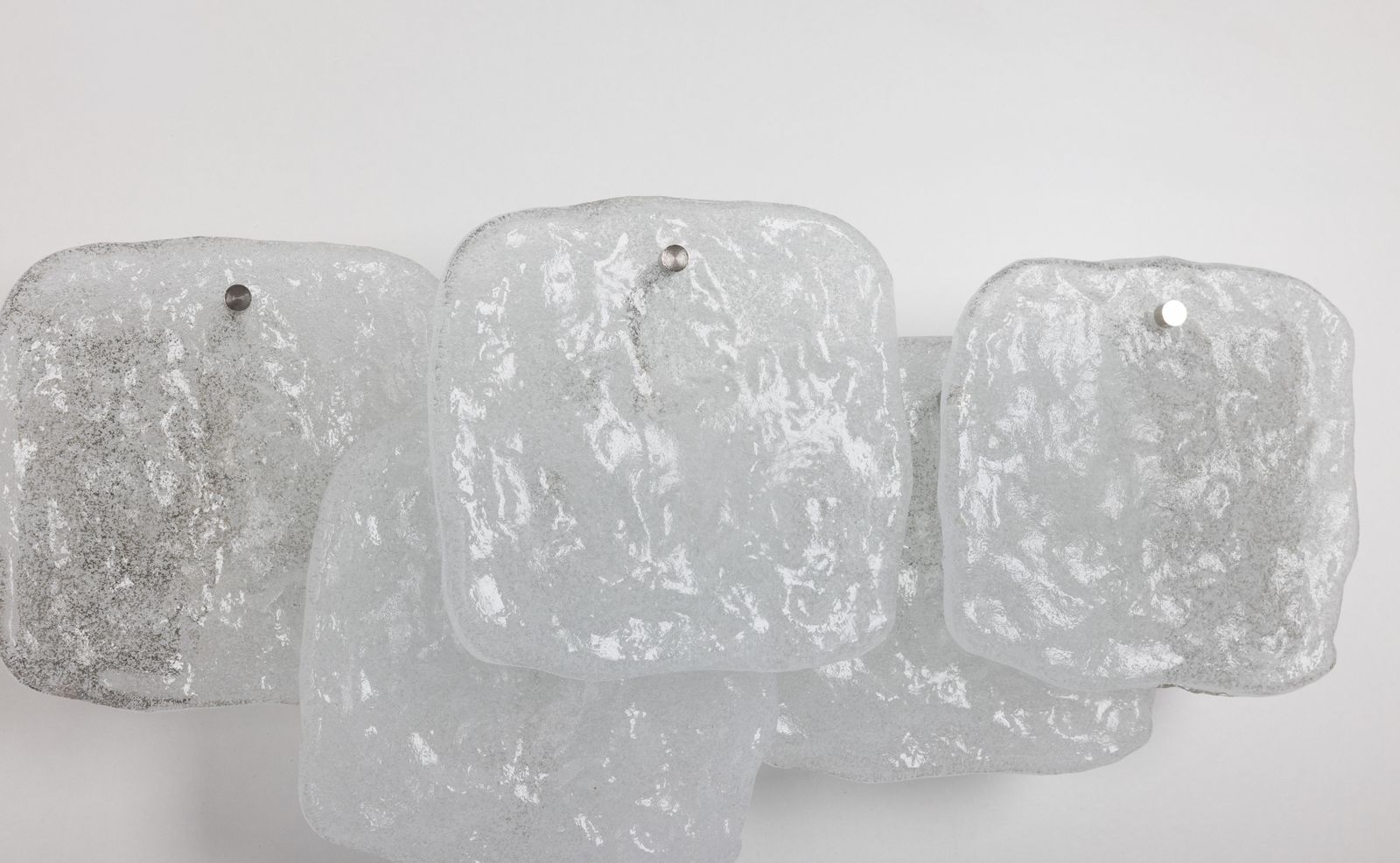956.0 1 Of 3 Large Kalmar Wall Light Murano Glass By Kalmar, Austria, 1960s photo