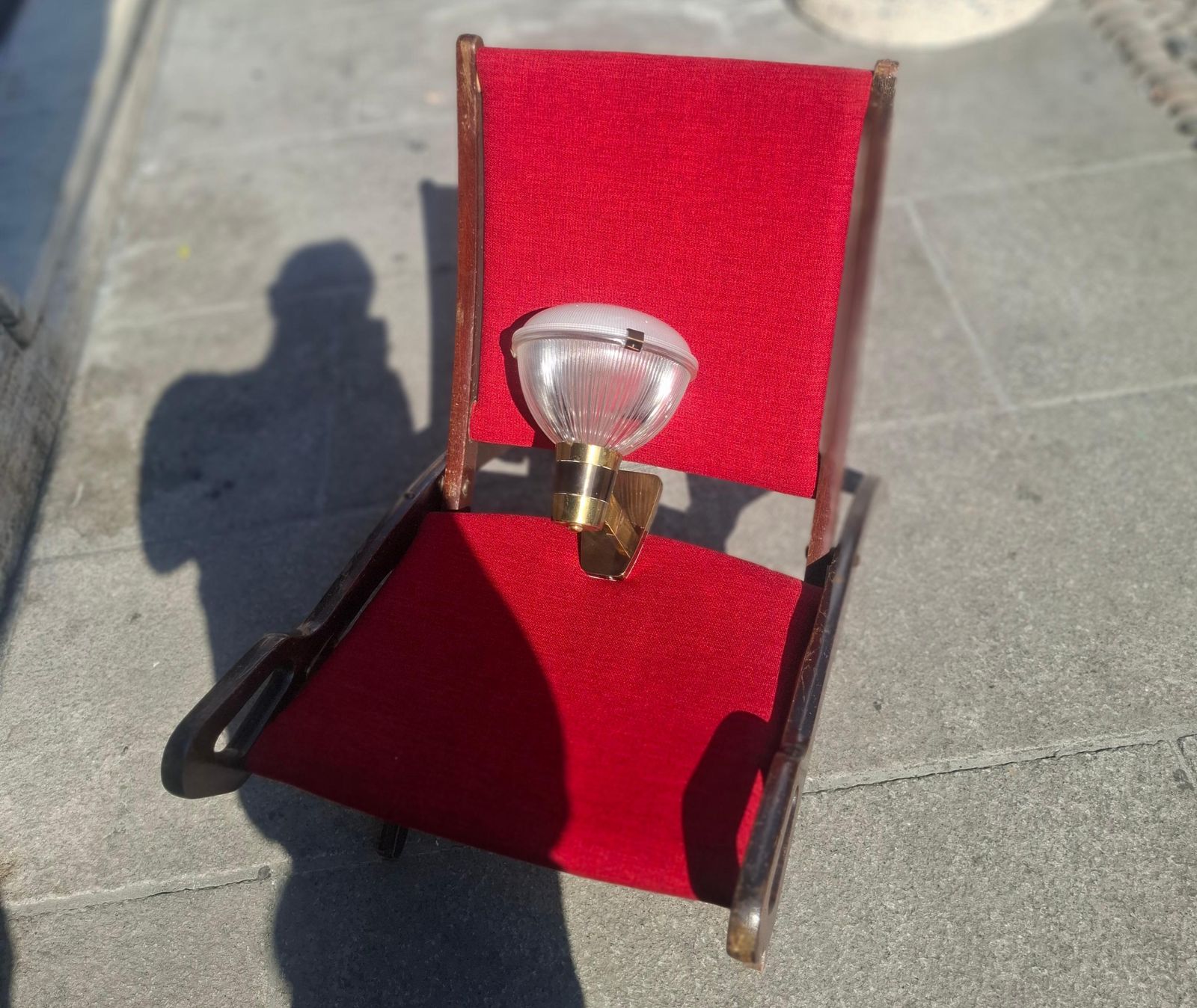Ignazio Gardella Azucena Lp6  Sconce Brass Glass Burnished Brass 1960 Italy photo furniture