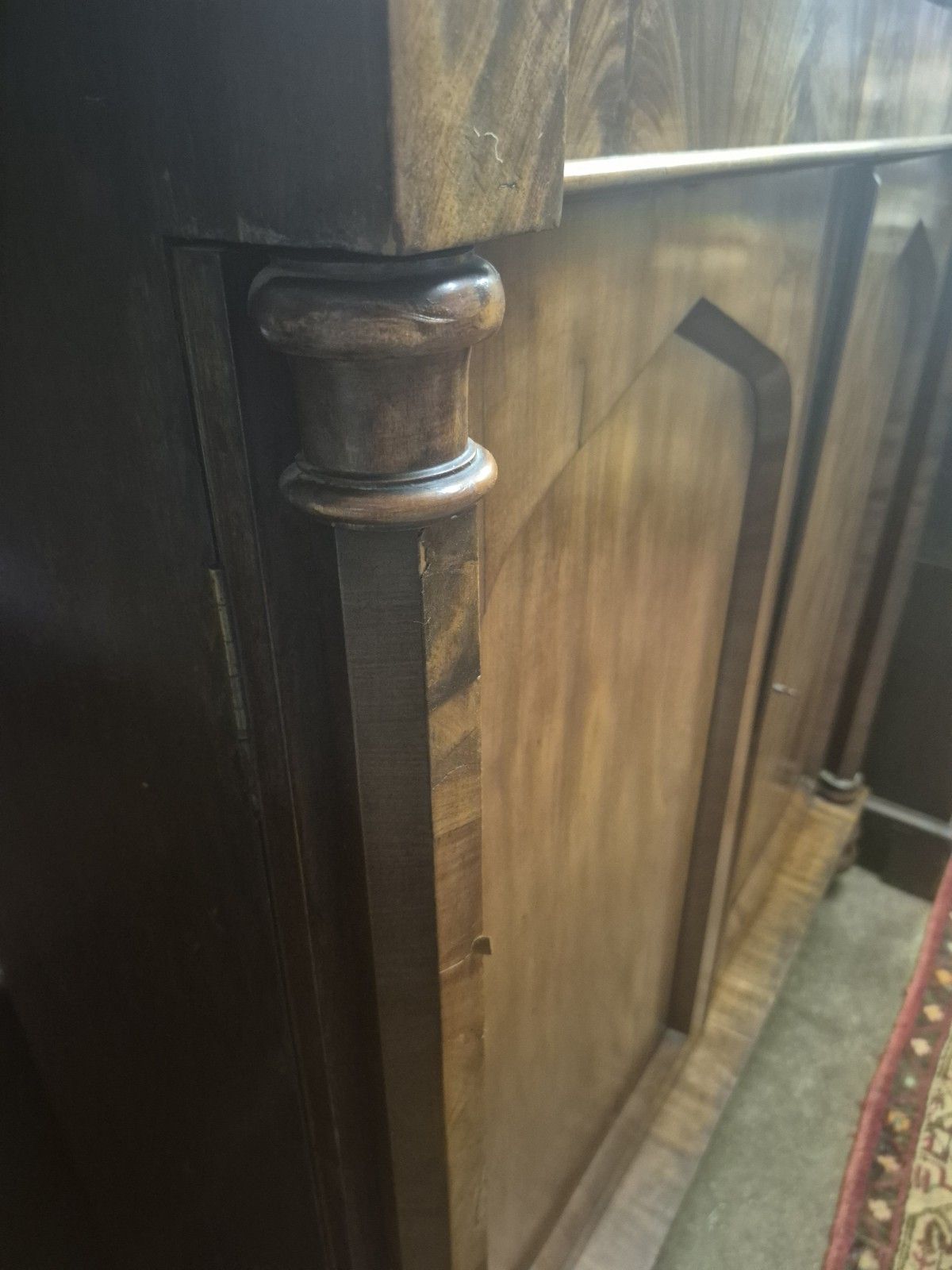 photo buy Victorian Flame Mahogany Cupboard