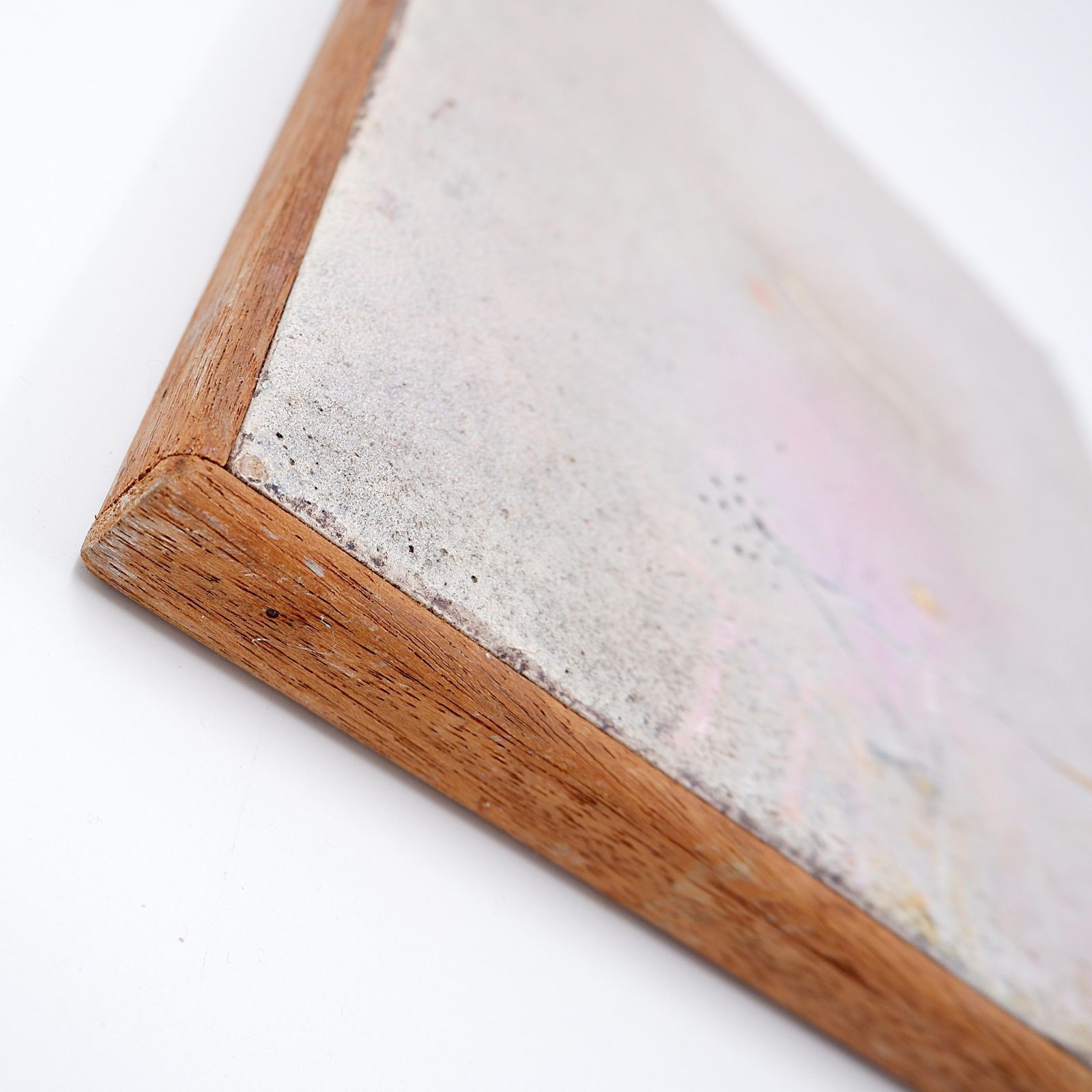 Pair Of Abstract Mixed Media   "Dans La Brume" & "Imagine"   Brunet Marie 1984 photo buy