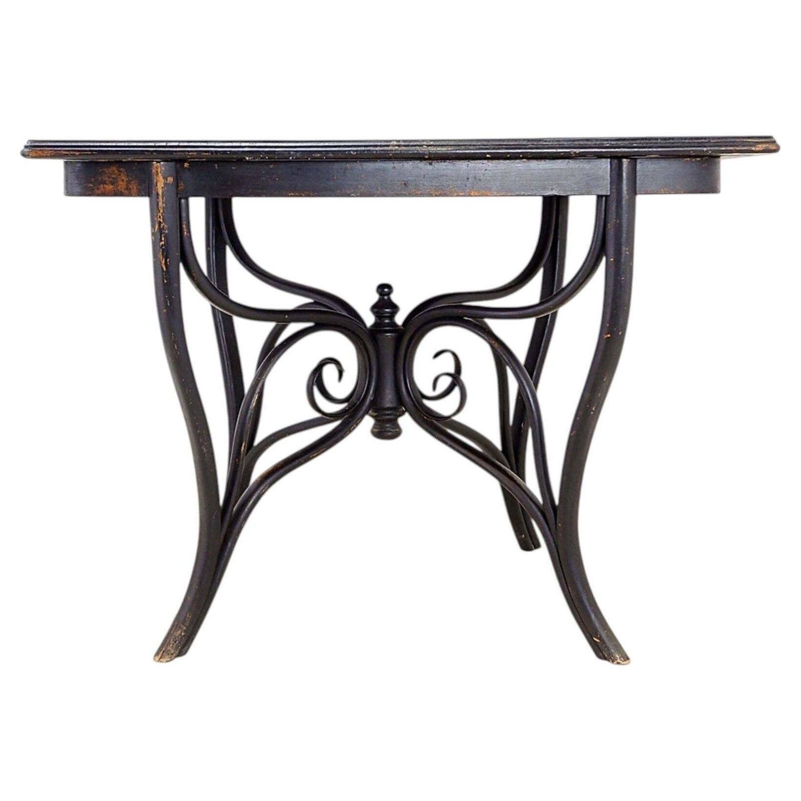 Art Nouveau Side Table/Console In Painted Wood, Circa 1900