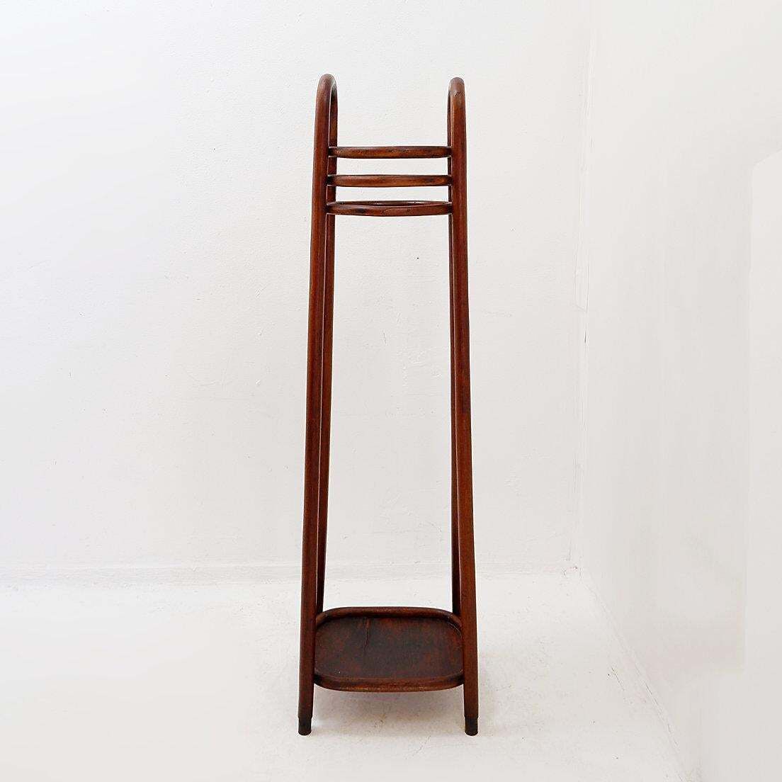 Bentwood Pedestal   Flower Stand Attributed To Jacob & Josef Kohn, 1890s photo 1529.0