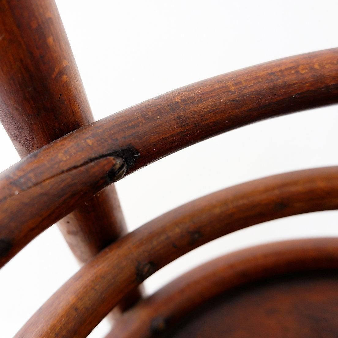 Bentwood Pedestal   Flower Stand Attributed To Jacob & Josef Kohn, 1890s photo buy