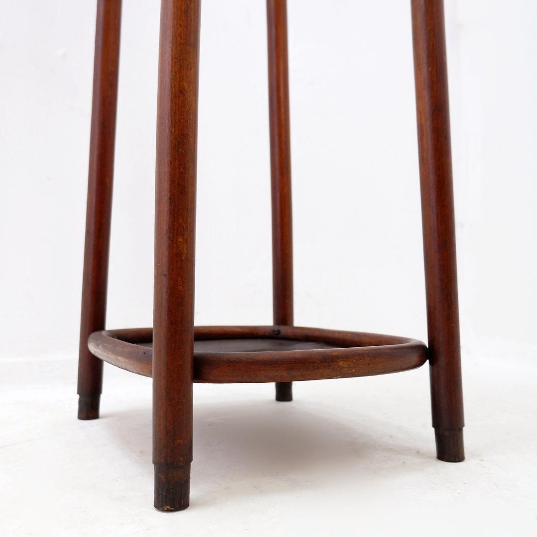 Home Decor Bentwood Pedestal   Flower Stand Attributed To Jacob & Josef Kohn, 1890s photo