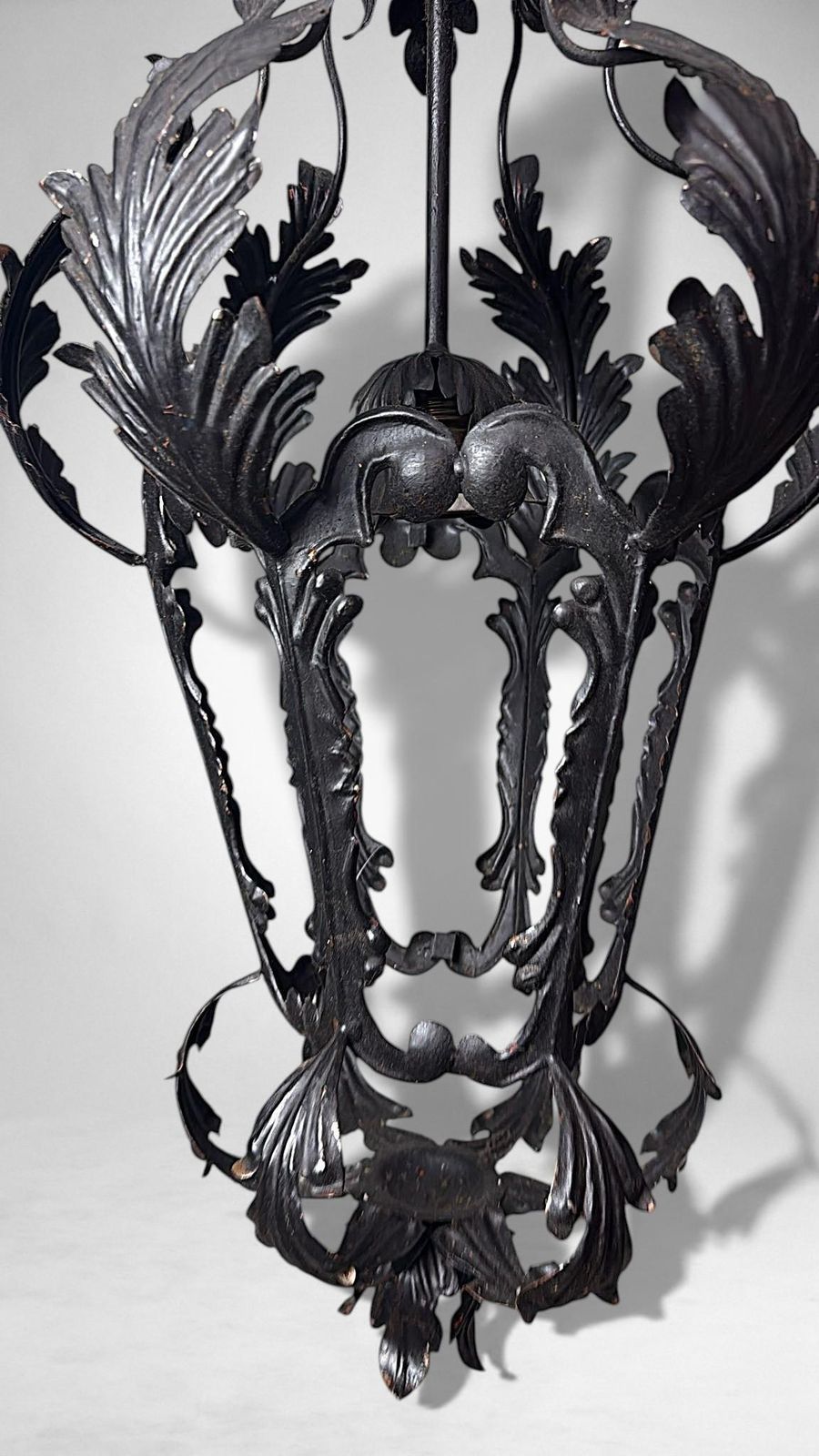 photo buy Italian Florentine Renaissance Revival Style Pair Italian Wrought Iron Lanterns