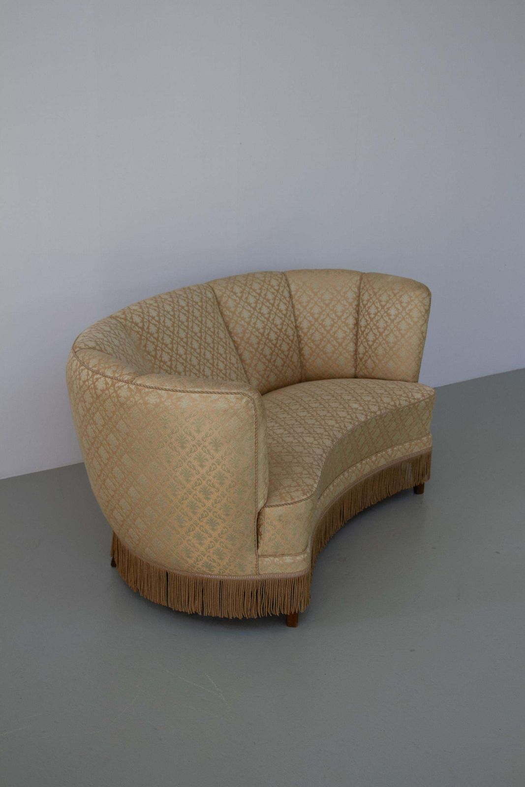 Danish Art Deco Banana Sofa, 1940s. photo furniture