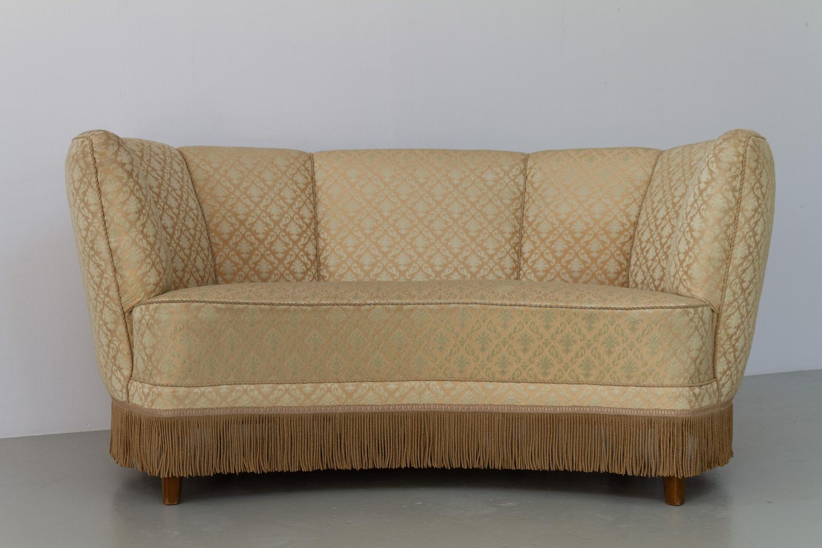 photo buy Danish Art Deco Banana Sofa, 1940s.