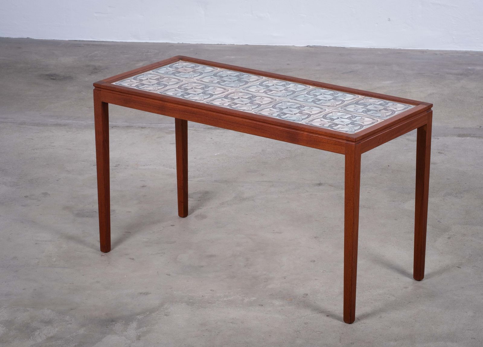 Danish Teak Coffee / Side Table With Tile Top, 1960s photo furniture