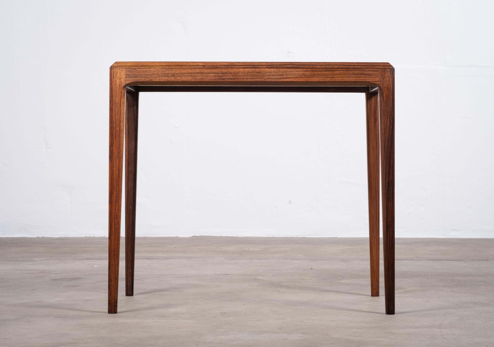 Rosewood Side Table By Johannes Andersen For Silkeborg Møbelfabrik, Denmark photo Furniture