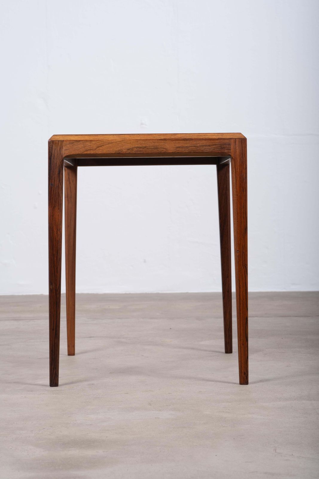 Rosewood Side Table By Johannes Andersen For Silkeborg Møbelfabrik, Denmark photo vinterior
