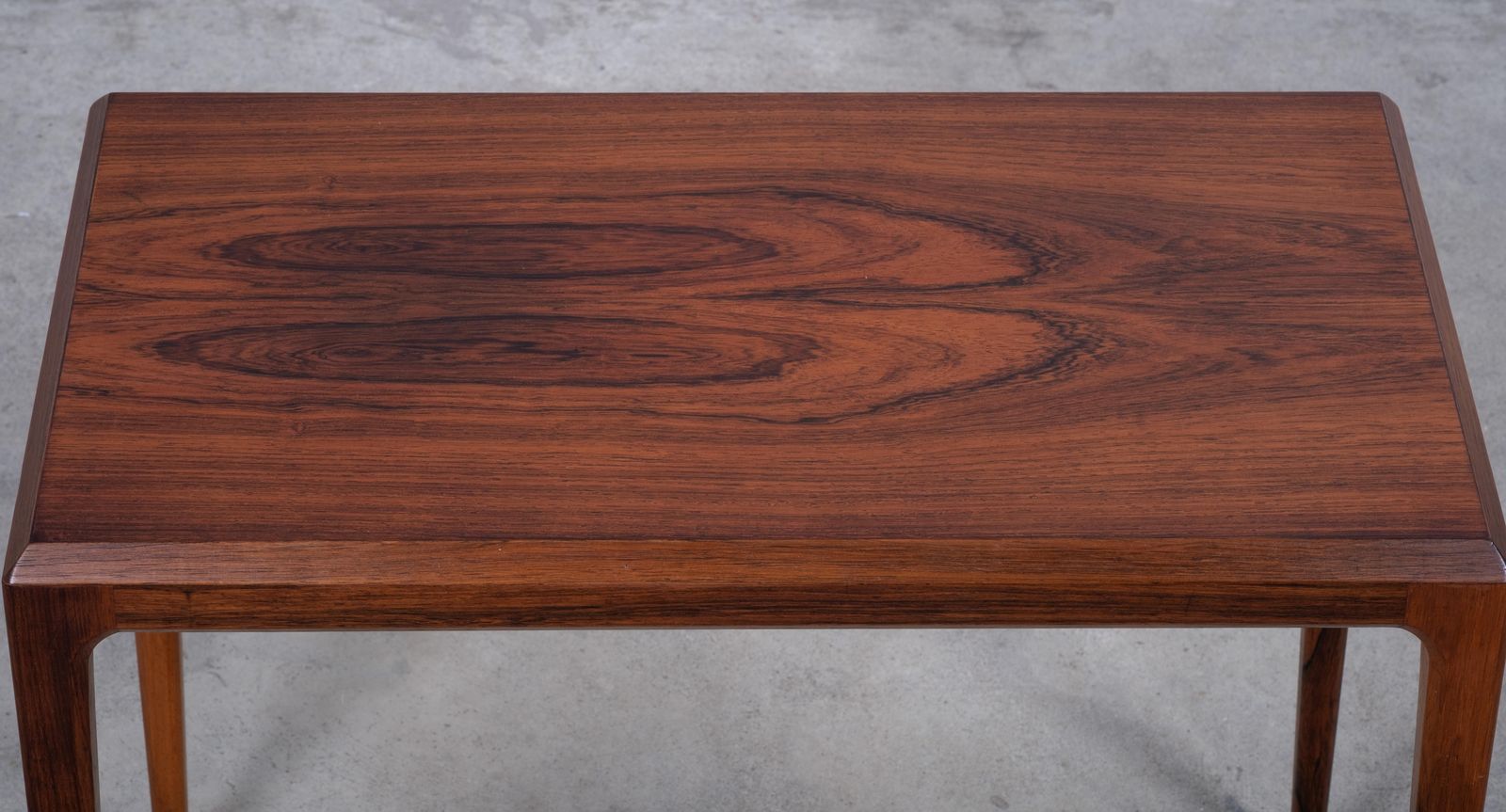 Rosewood Side Table By Johannes Andersen For Silkeborg Møbelfabrik, Denmark photo vinterior