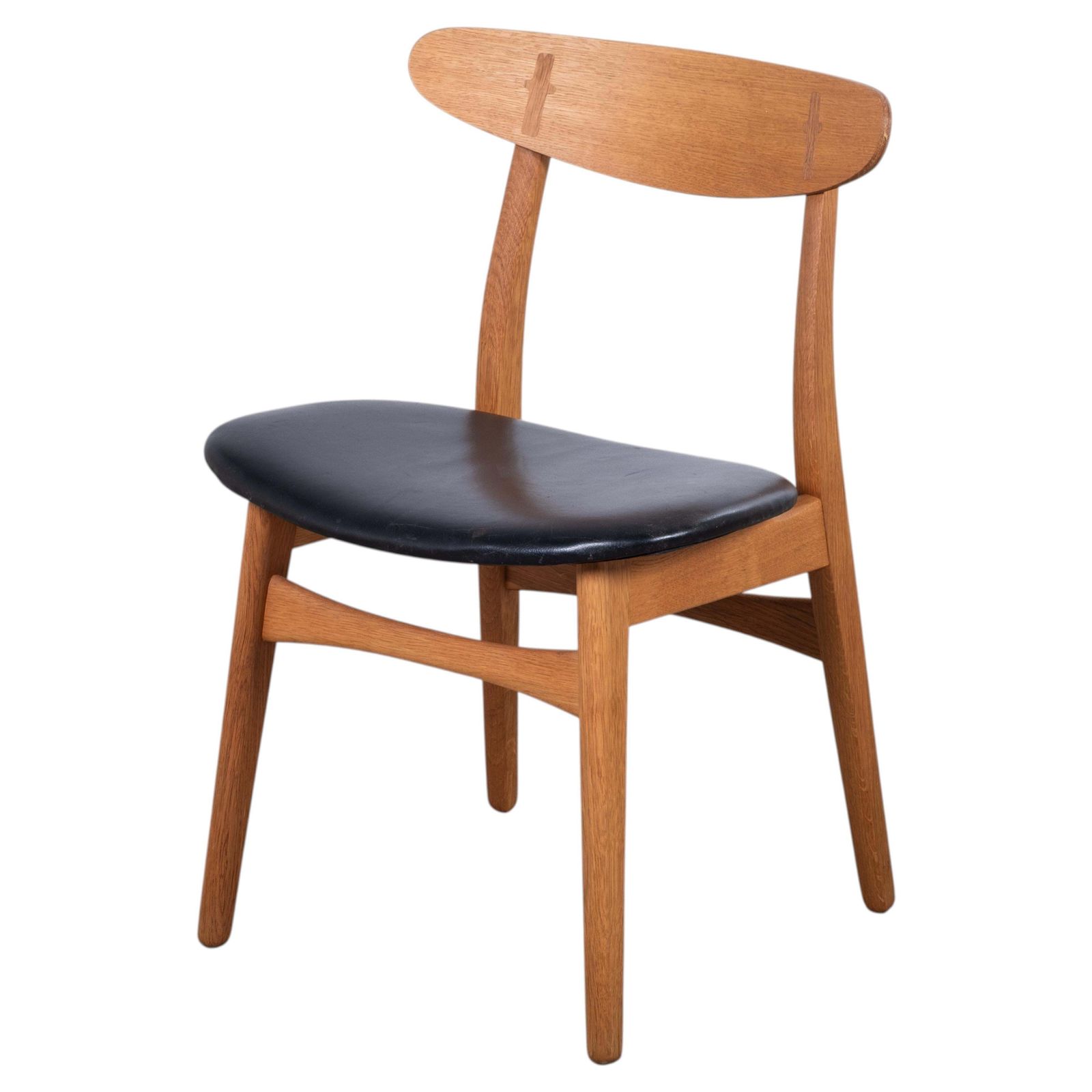 Chaise de salle à manger en chêne, par Hans J. Wegner pour Carl Hansen & Søn, Danemark, 1952