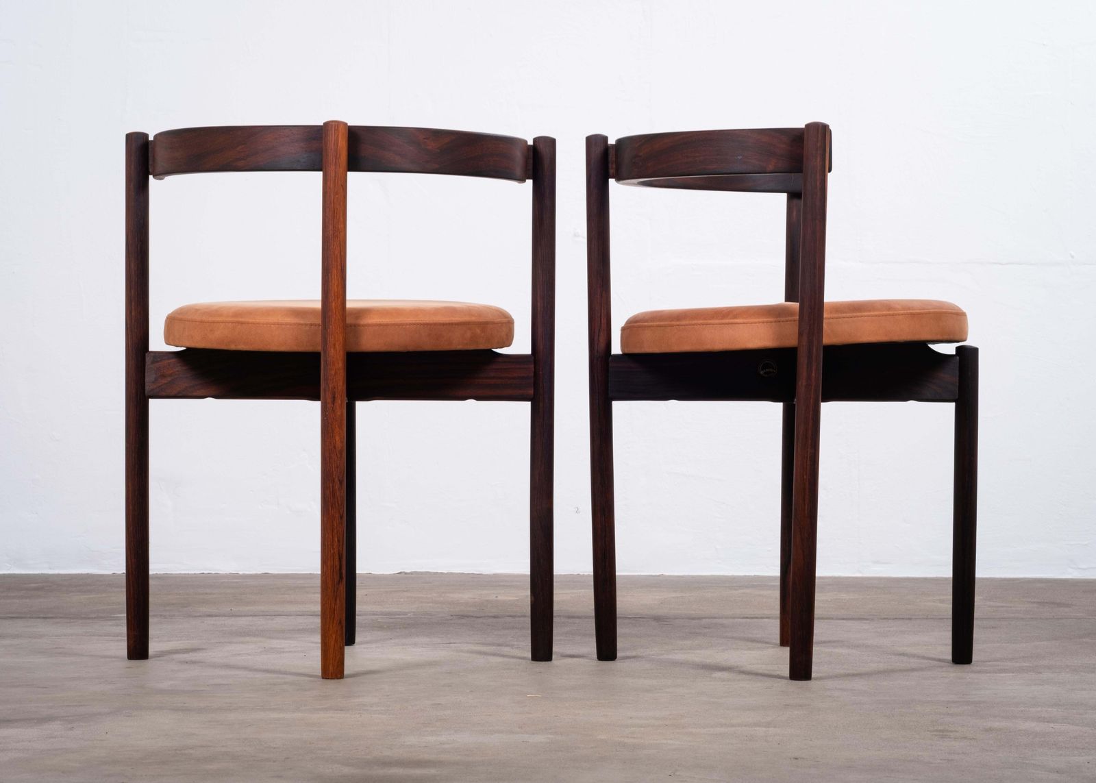 Ensemble de 4 chaises de salle à manger en palissandre par Hugo Frandsen pour Børge M.S, Danemark photo 3305.0