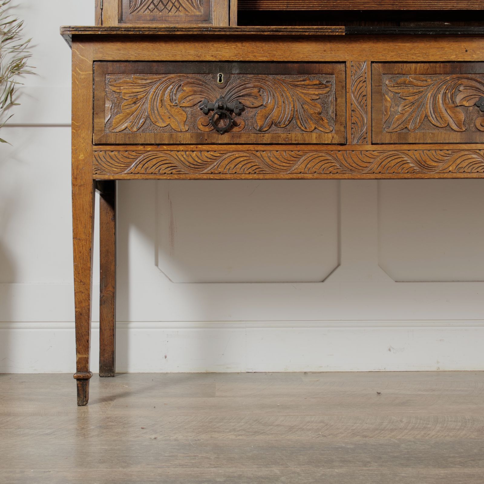 photo for sale Mid 19th Century Carved Oak Dresser / Sideboard