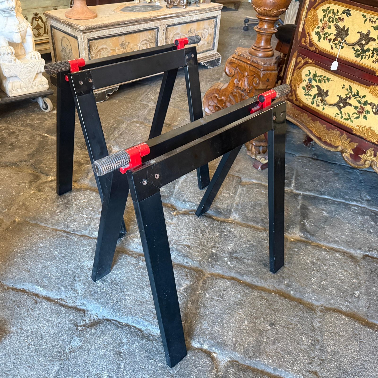 Set Of Two 1970s Modern Easels For Gaetano Table By Gae Aulenti For Zanotta photo for sale