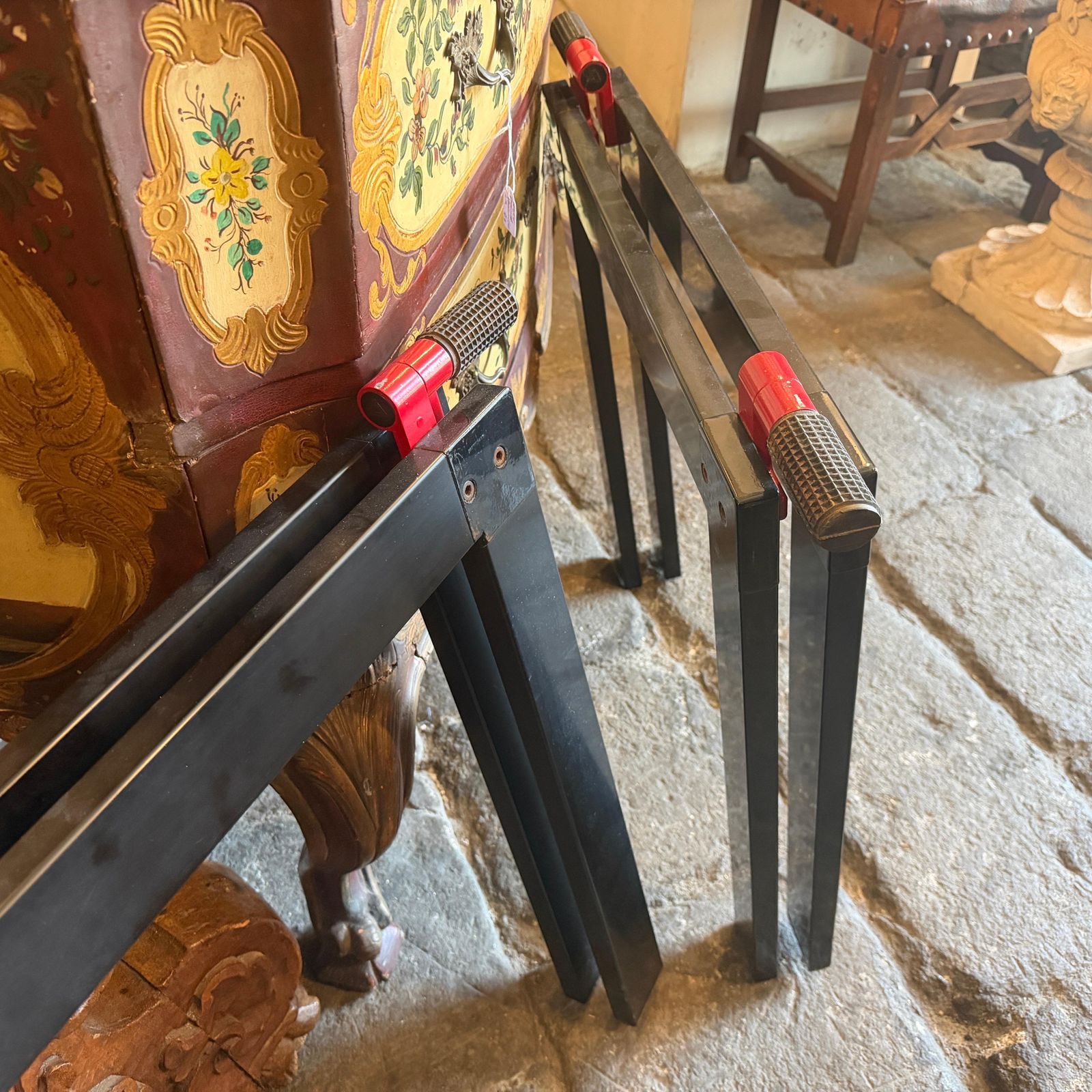 Set Of Two 1970s Modern Easels For Gaetano Table By Gae Aulenti For Zanotta photo Furniture