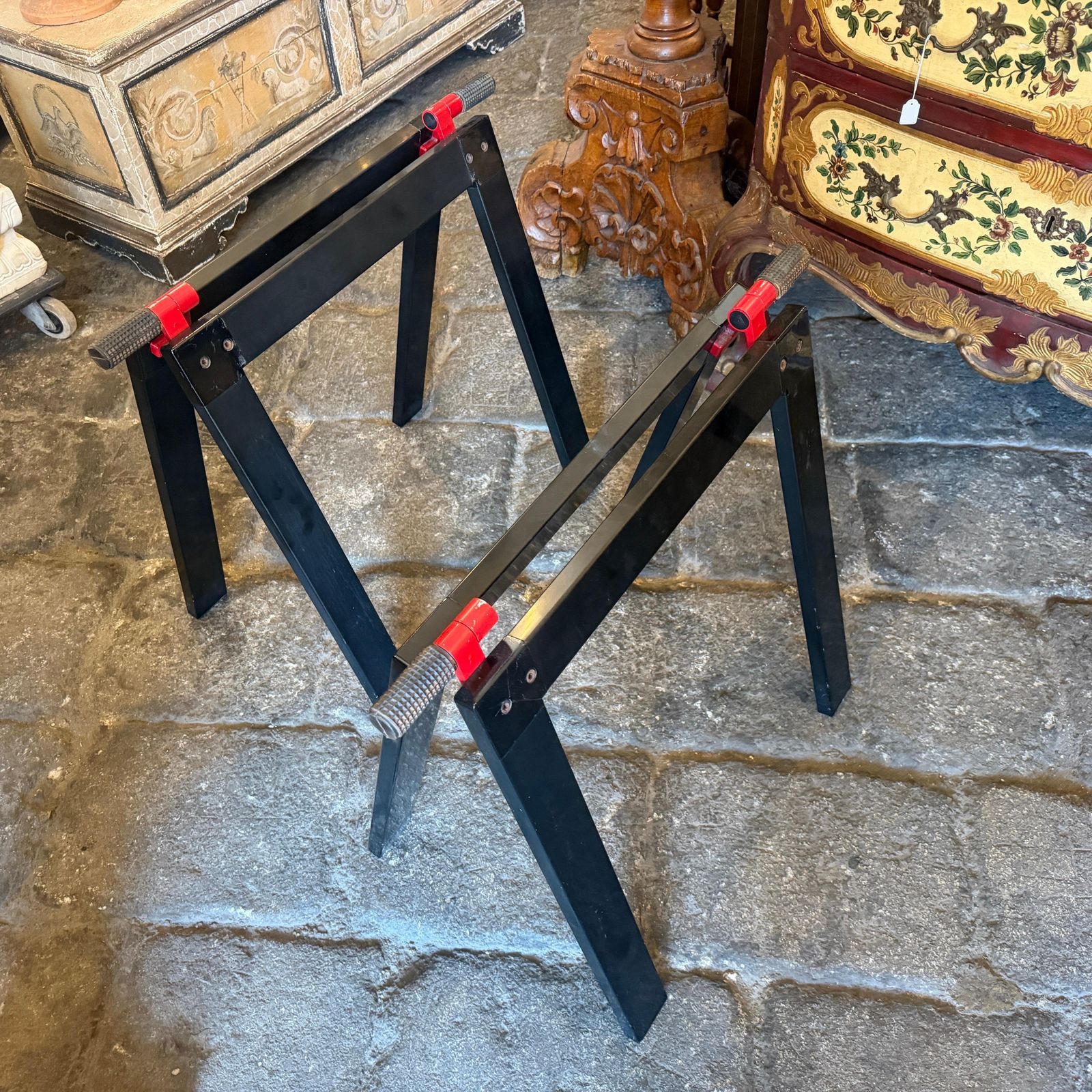 1238.0 Set Of Two 1970s Modern Easels For Gaetano Table By Gae Aulenti For Zanotta photo