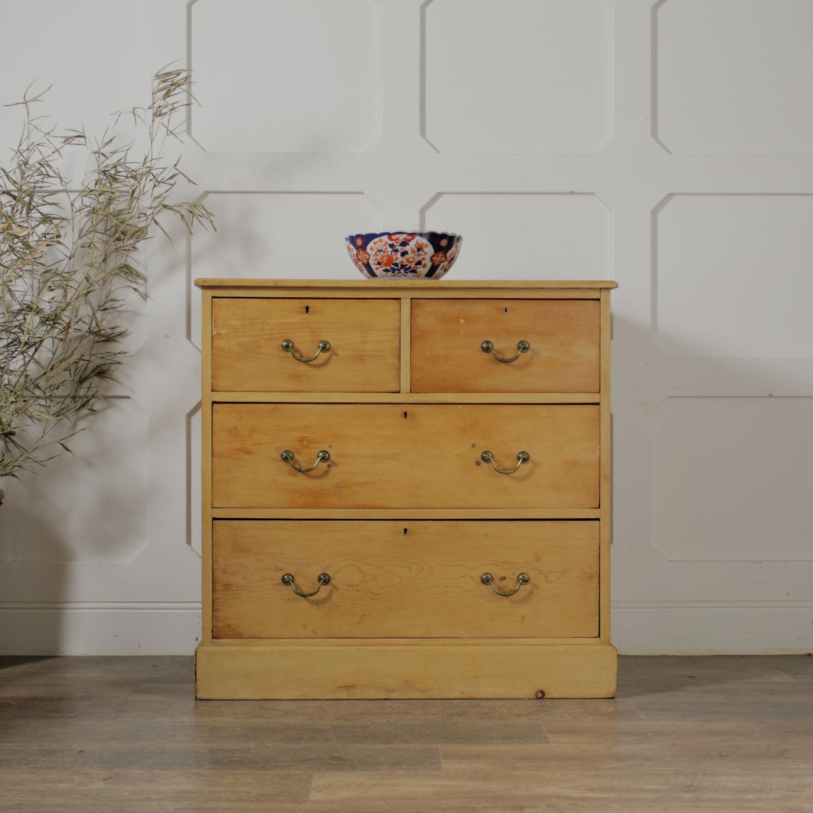 Victorian Stripped Pine Chest Of Drawers photo furniture