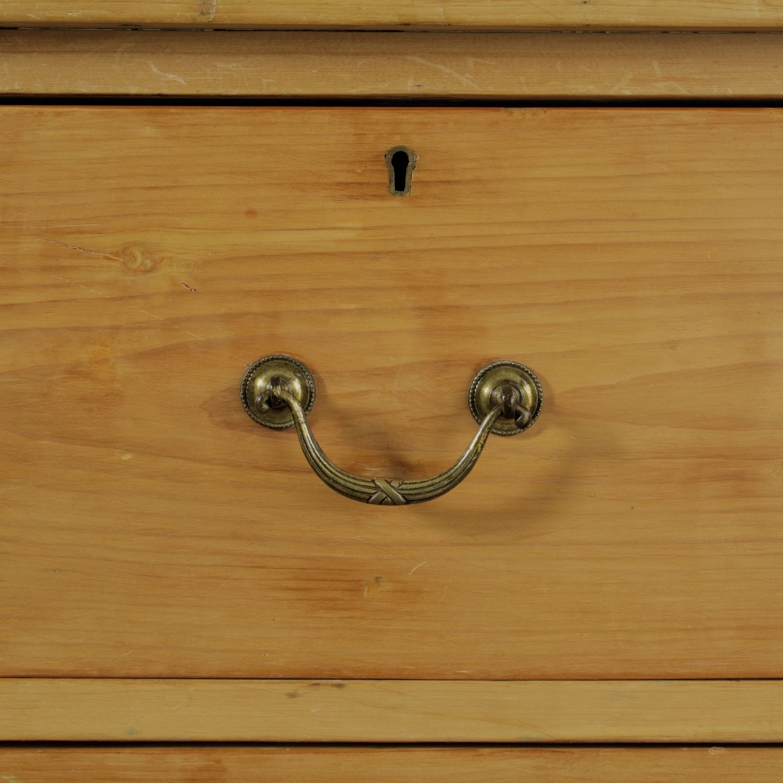 Furniture Victorian Stripped Pine Chest Of Drawers photo