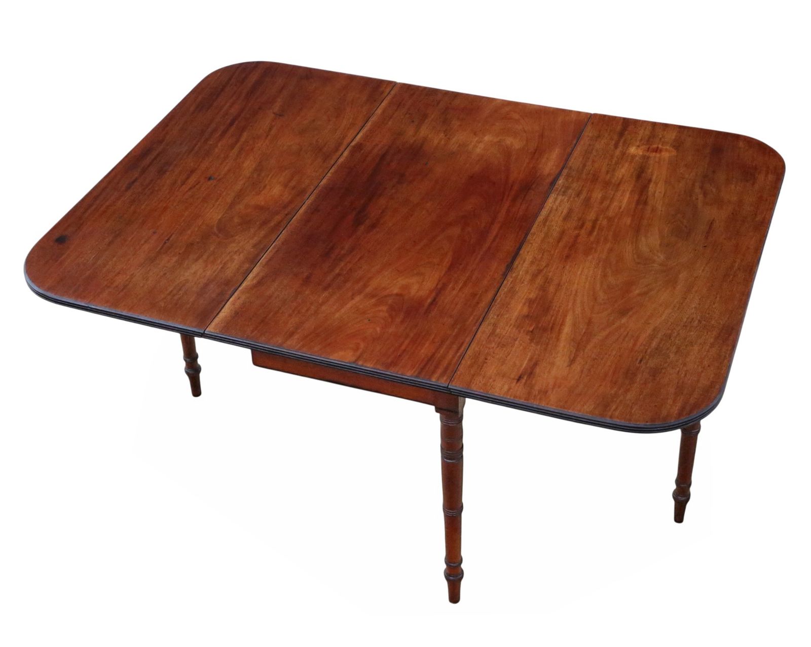 Antique Georgian C.1800 Early 19th Century Mahogany Drop Leaf Gateleg Dining Table – Quality photo furniture