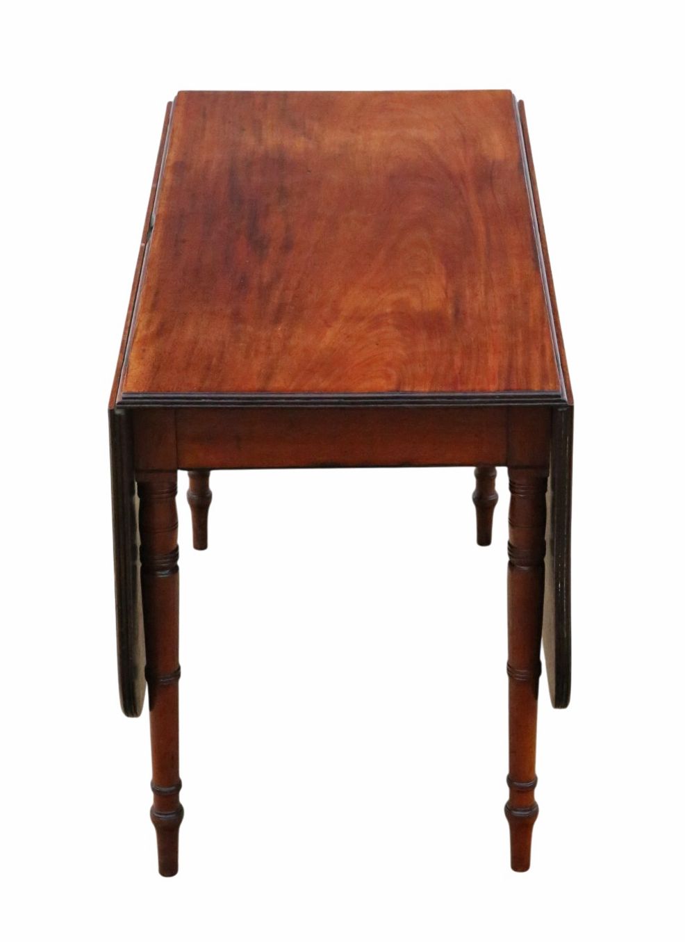 photo furniture Antique Georgian C.1800 Early 19th Century Mahogany Drop Leaf Gateleg Dining Table – Quality